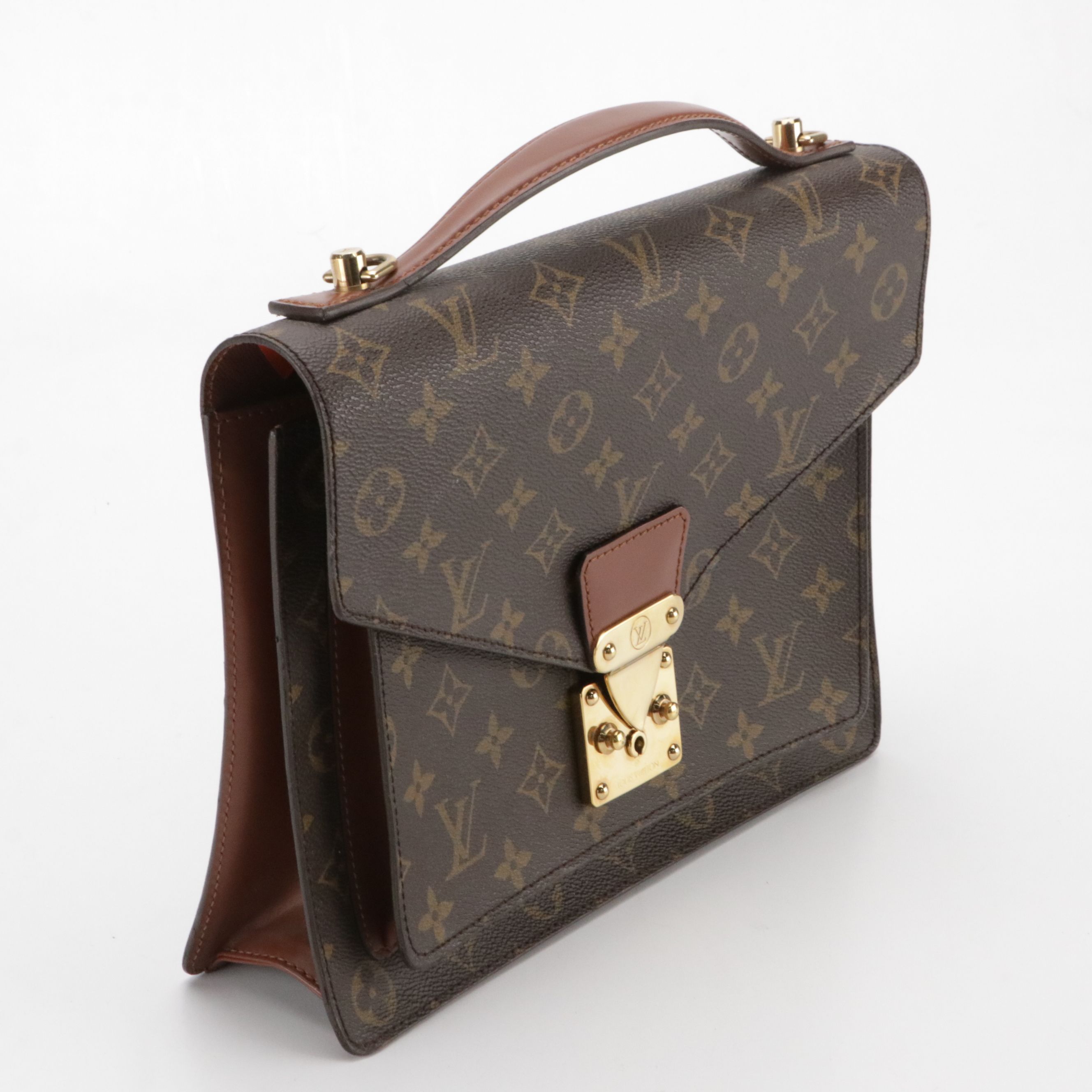 Louis Vuitton Monceau 28 Bag in Monogram Canvas and Leather