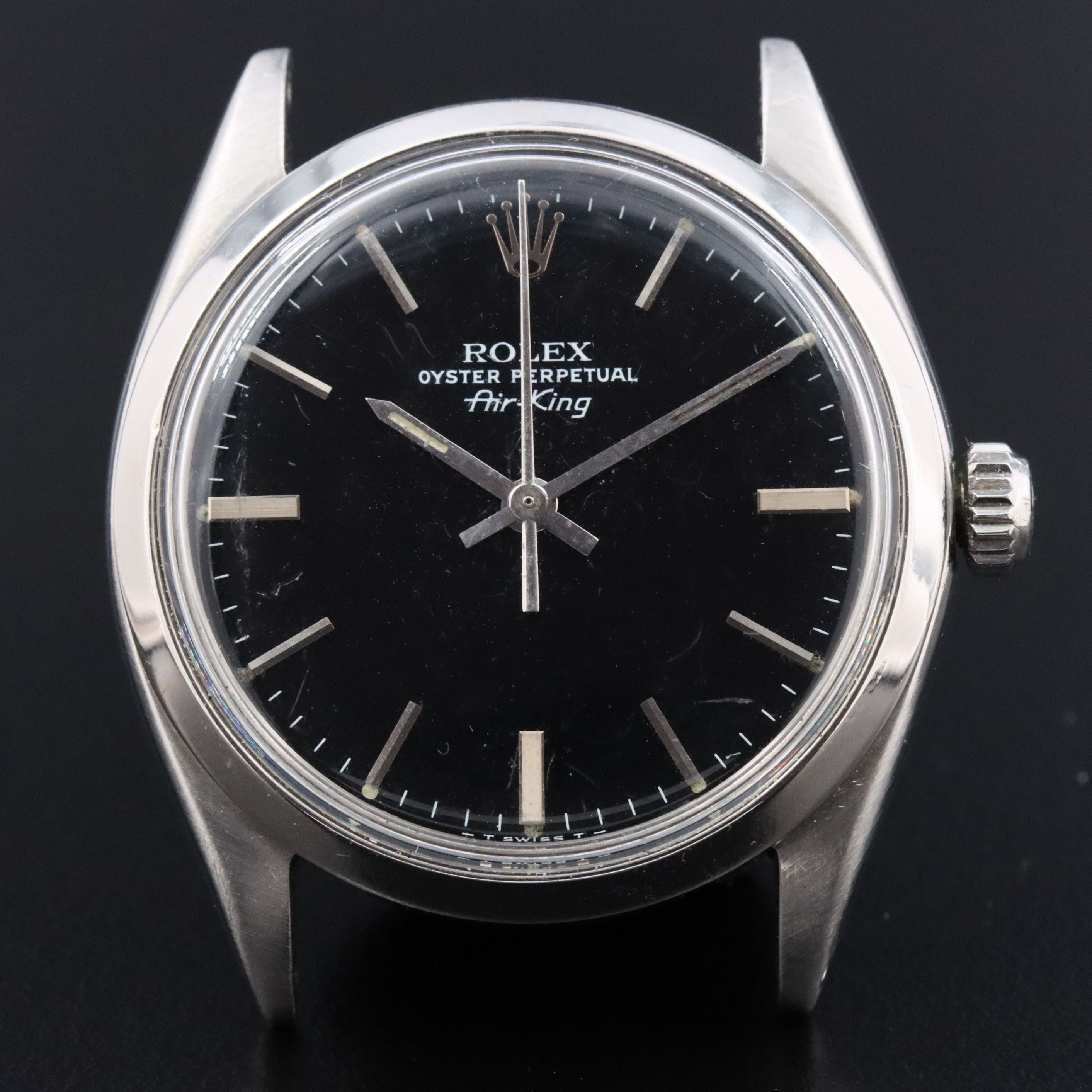 1972 Rolex Air - King Stainless Steel Model 5501 Watch