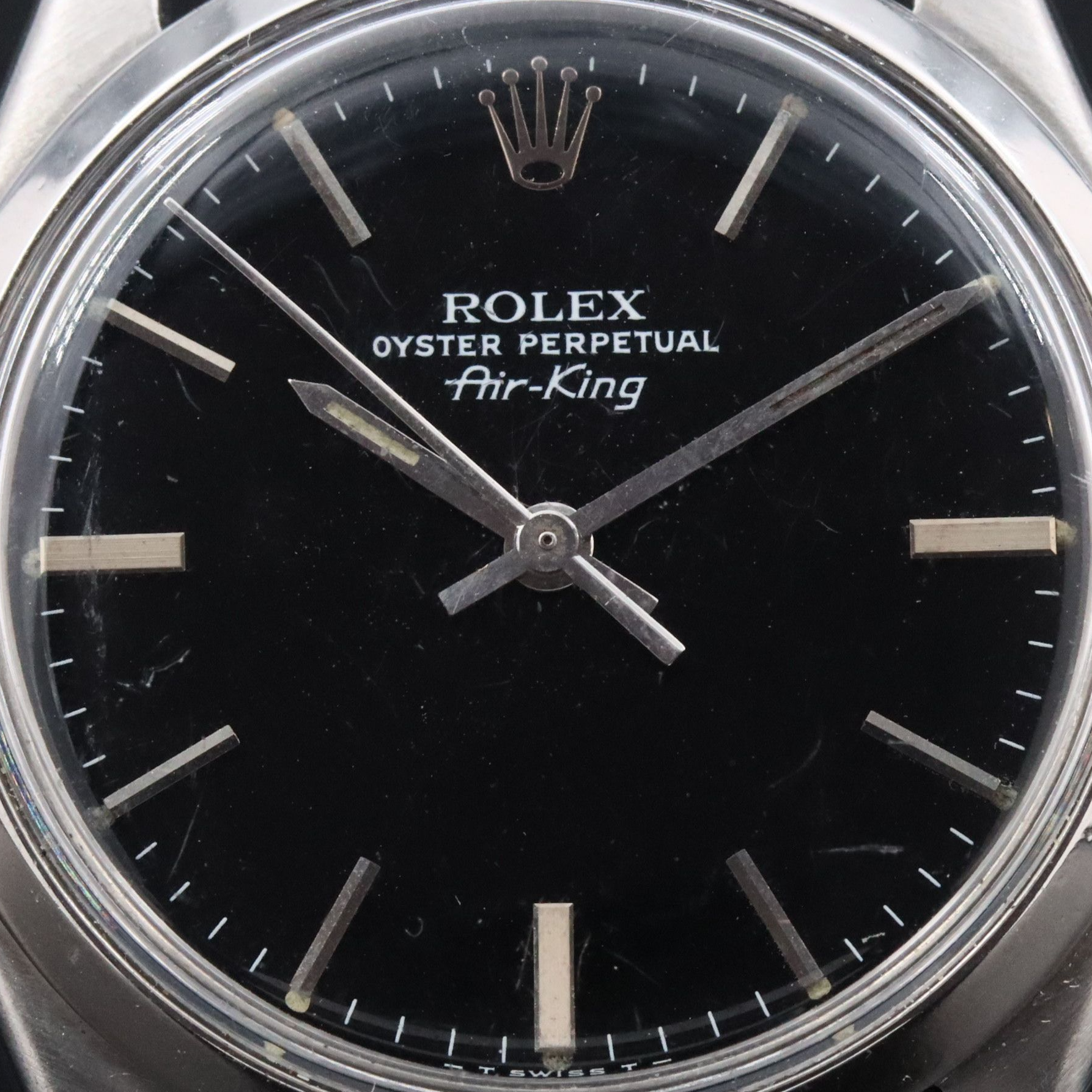 1972 Rolex Air - King Stainless Steel Model 5501 Watch