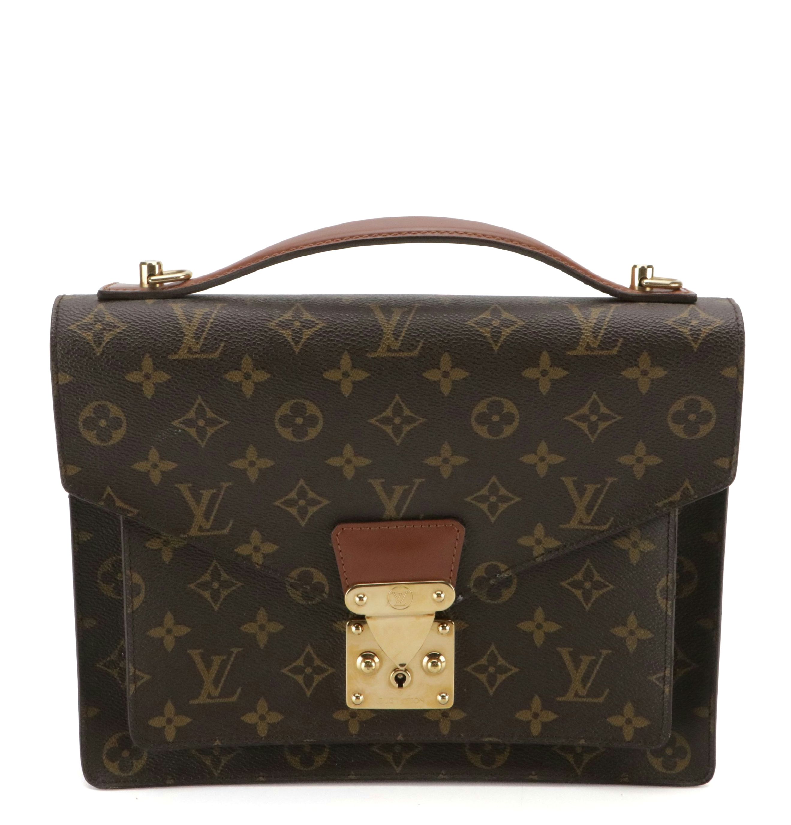 Louis Vuitton Monceau 28 Bag in Monogram Canvas and Leather