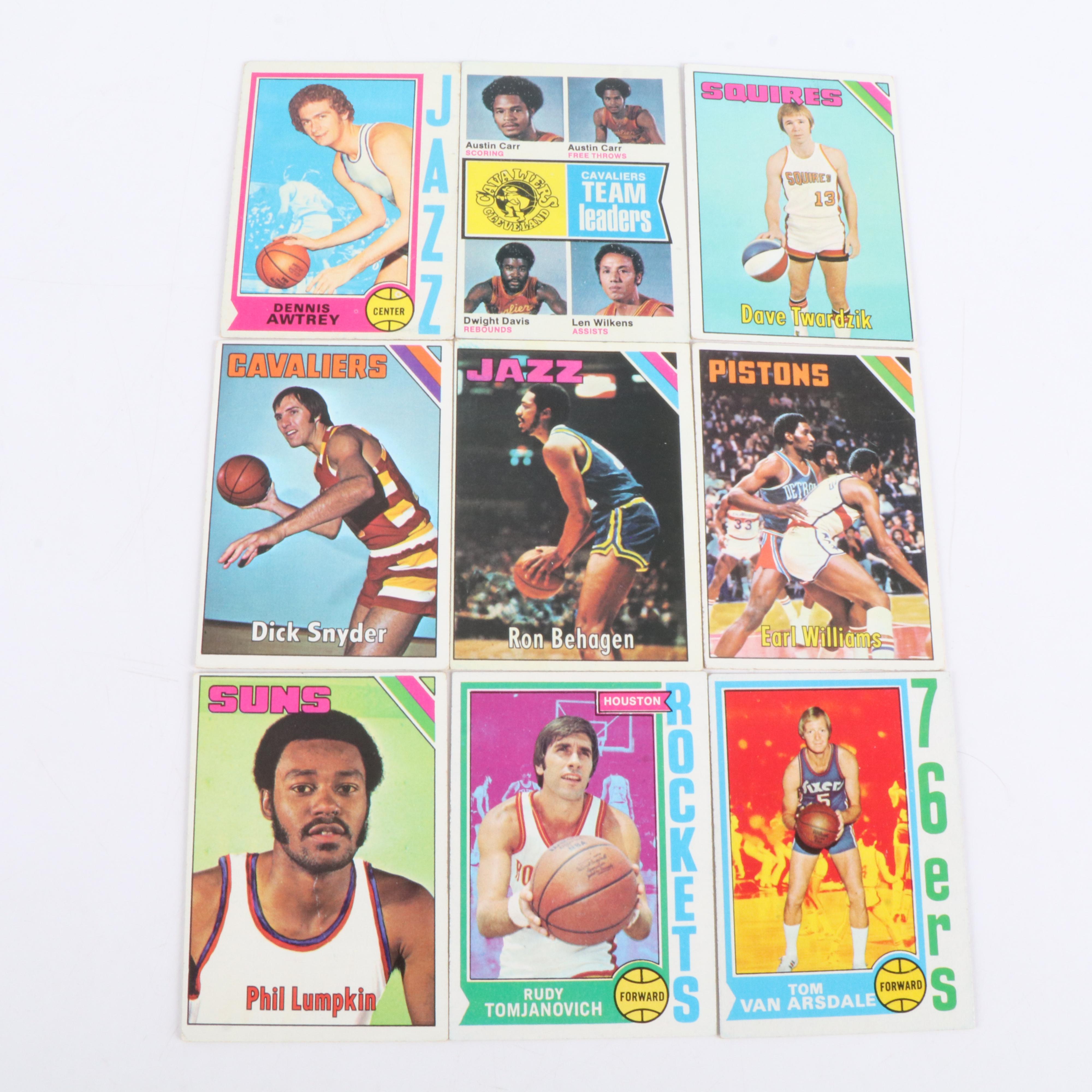Topps Basketball Cards Featuring Jerry Lucas, Bill Bradley, & More, 1970s-1980s