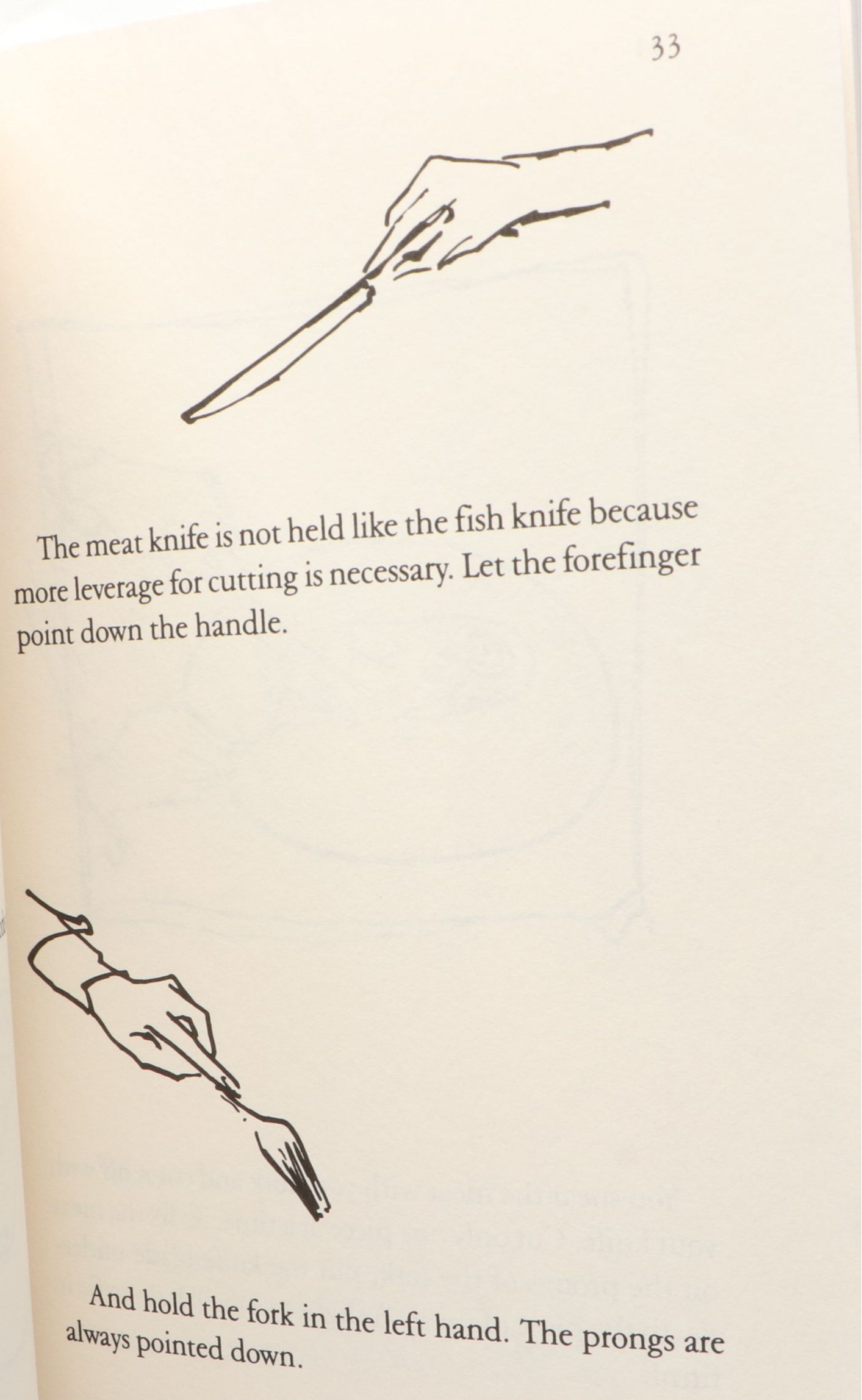 Illustrated "Tiffany's Table Manners for Teenagers" by Walter Hoving, 1989