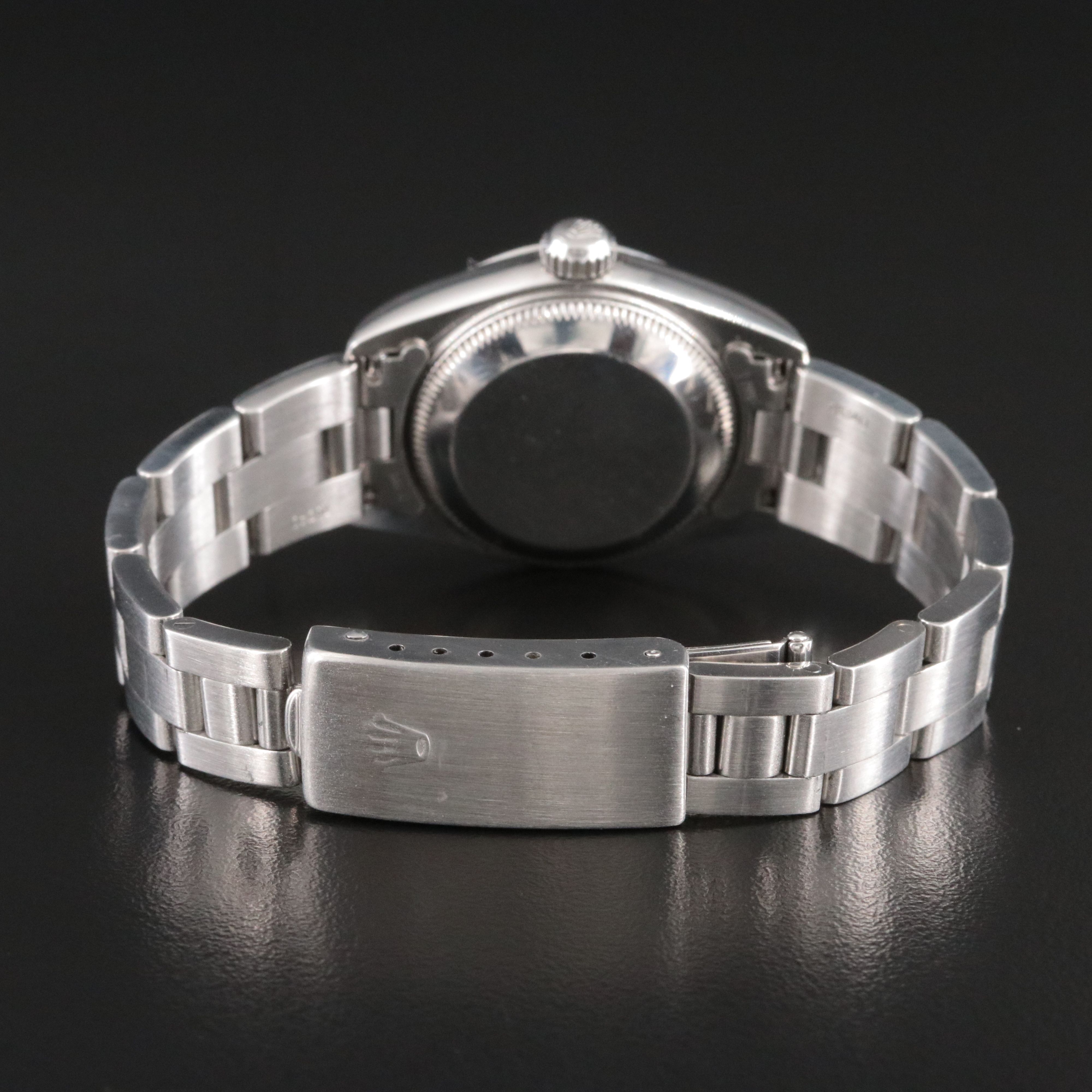 1996 Rolex Blue Dial Oyster Perpetual Date Watch 69160