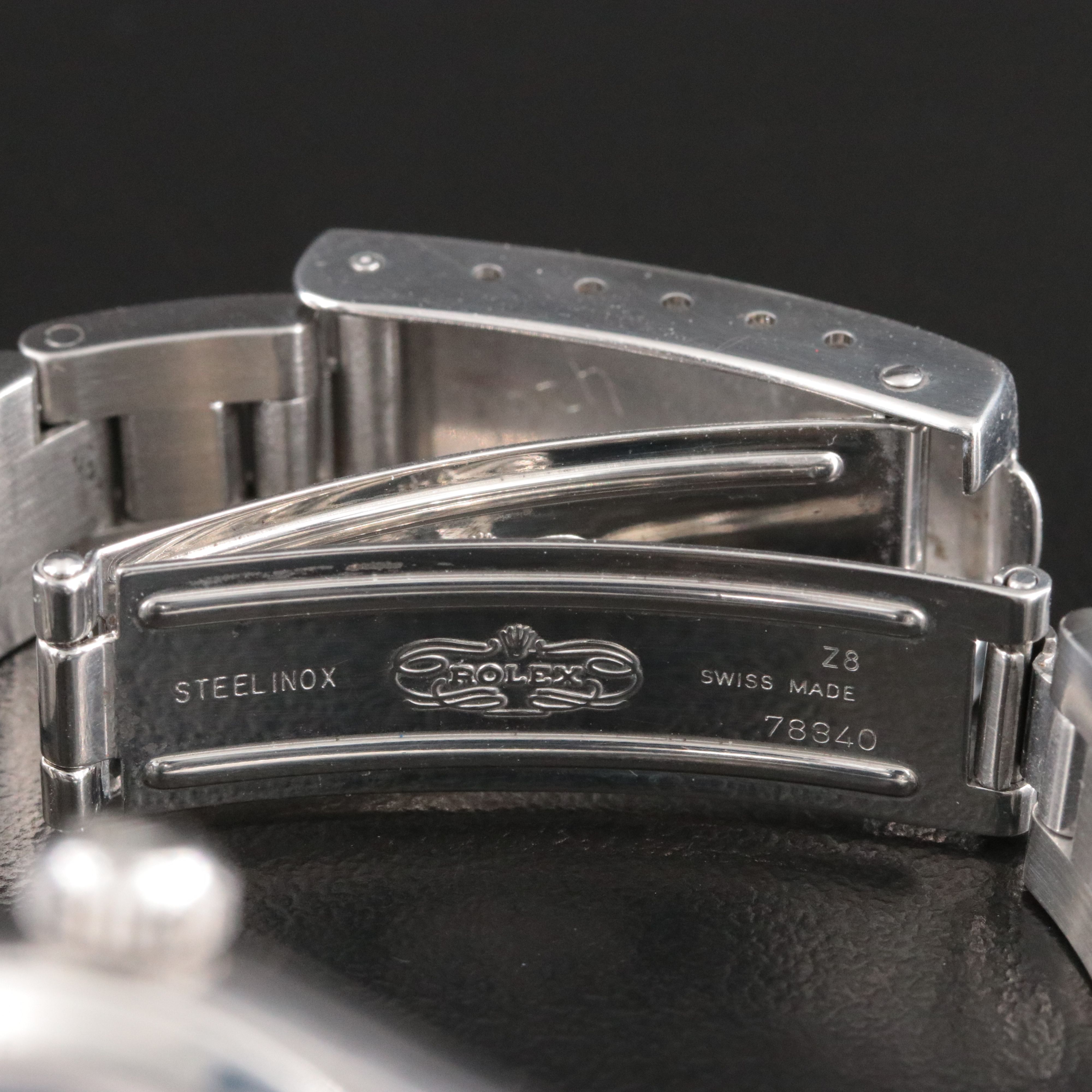 1996 Rolex Blue Dial Oyster Perpetual Date Watch 69160