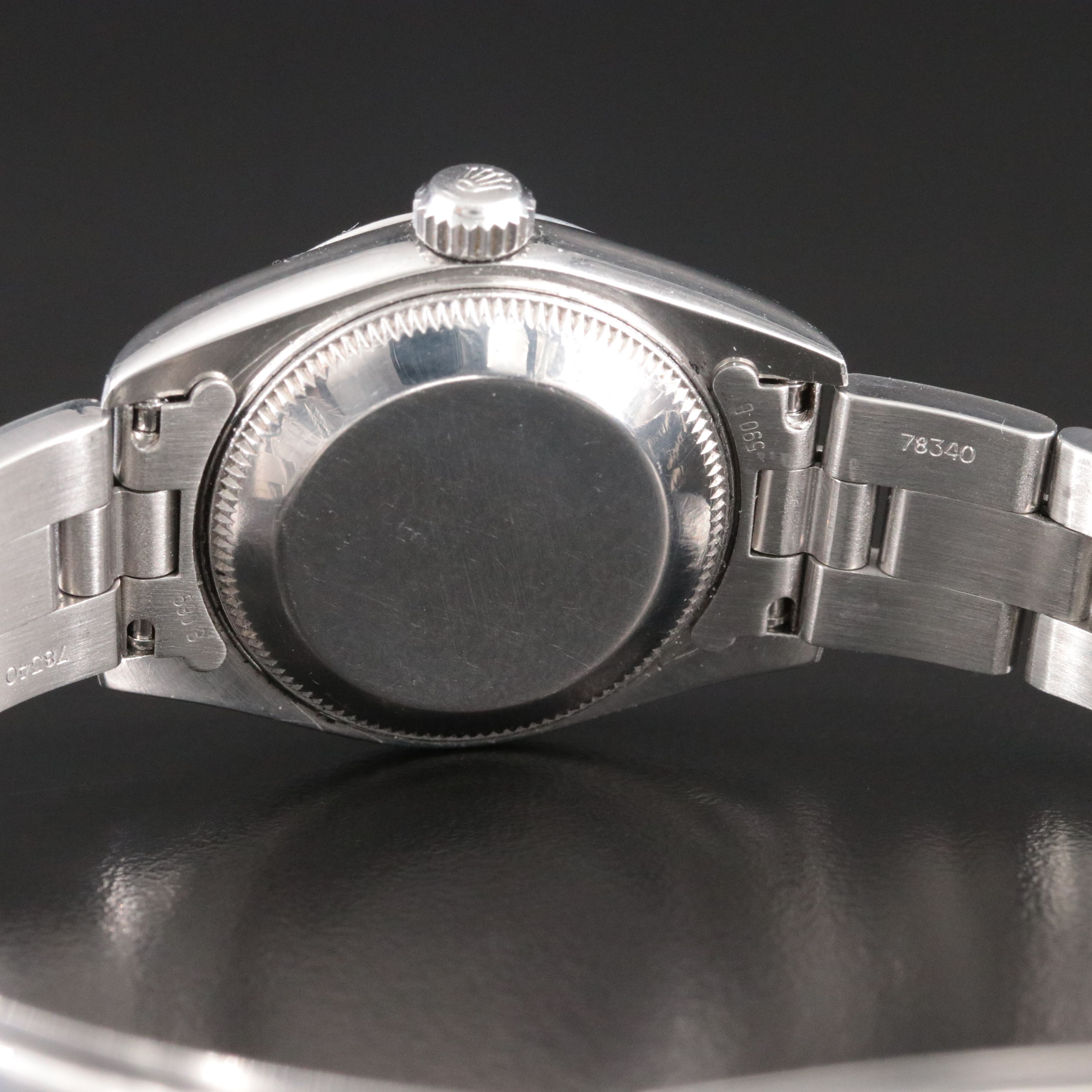 1996 Rolex Blue Dial Oyster Perpetual Date Watch 69160