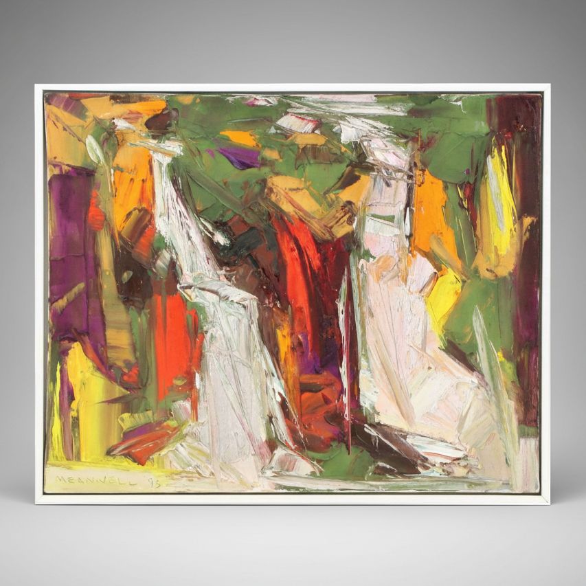 Jack Meanwell Oil Painting on Canvas, 1993