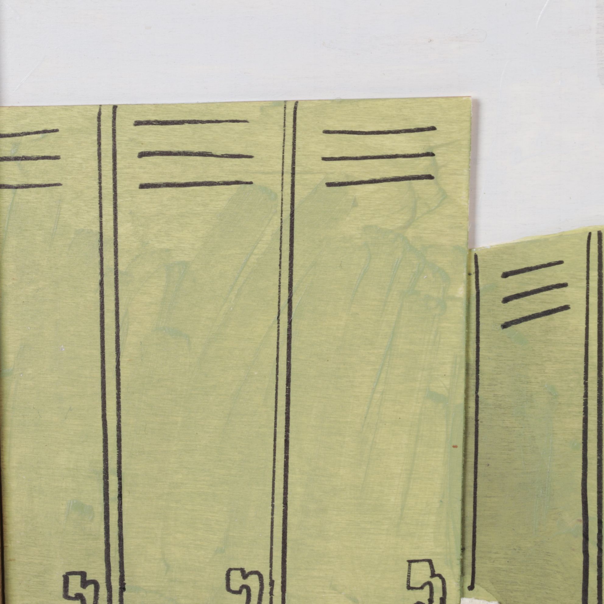 Aaron Wooten Stylized Mixed Media Painting "Sad Charlie", 2026