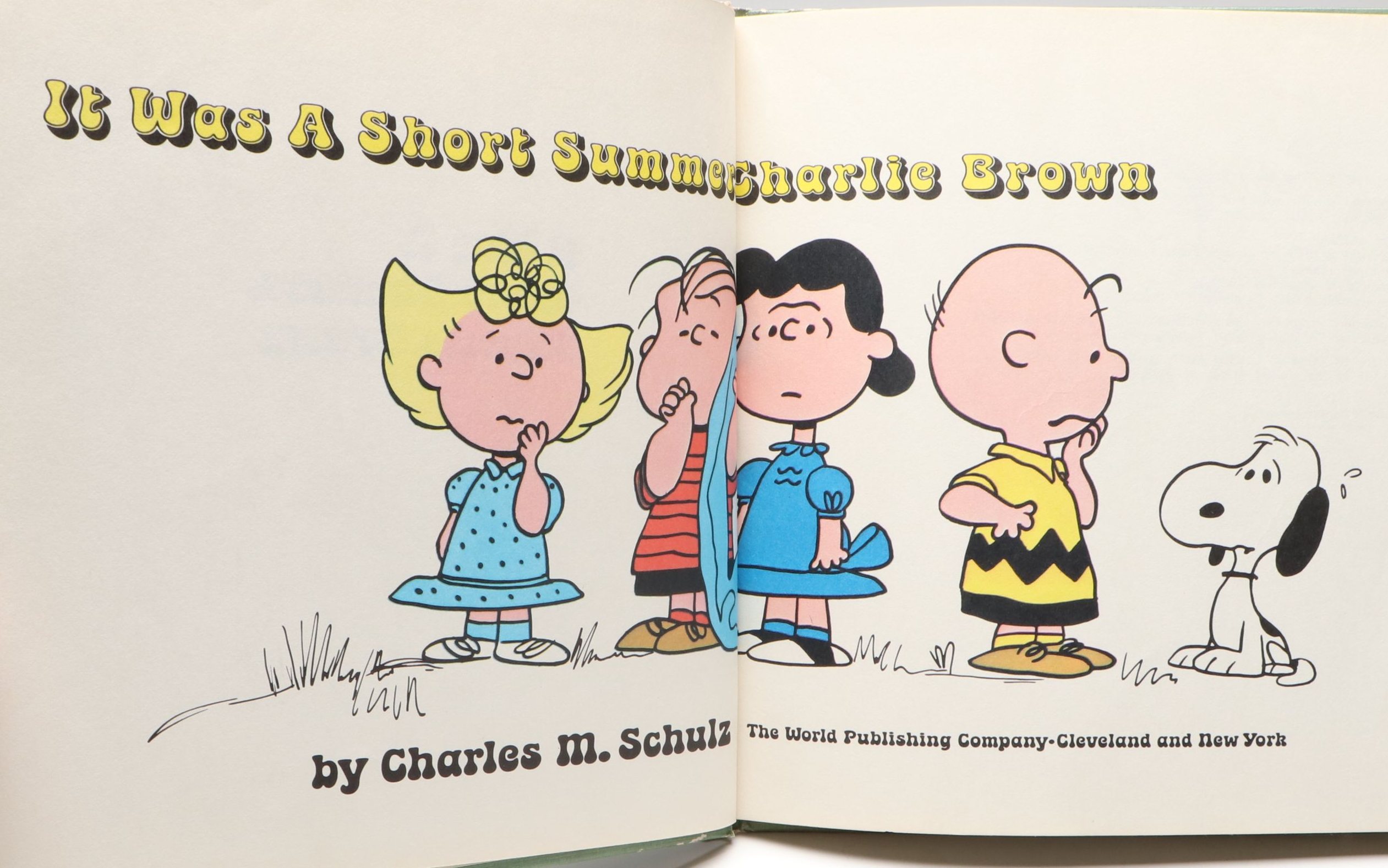 First Printing "It Was A Short Summer, Charlie Brown" by Charles M. Schulz, 1970