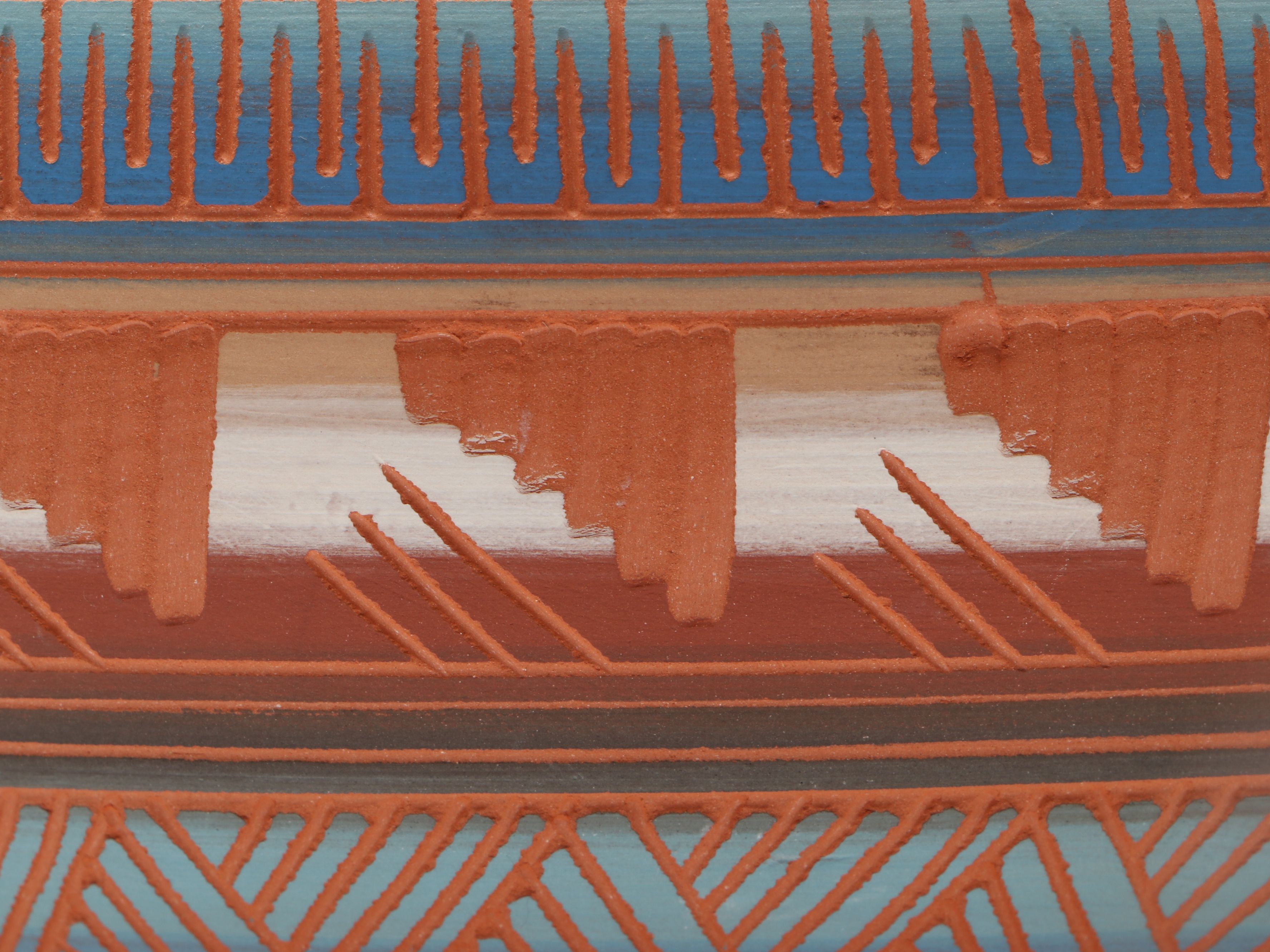 Johnny Williams Navajo Sgraffito Pottery Vase