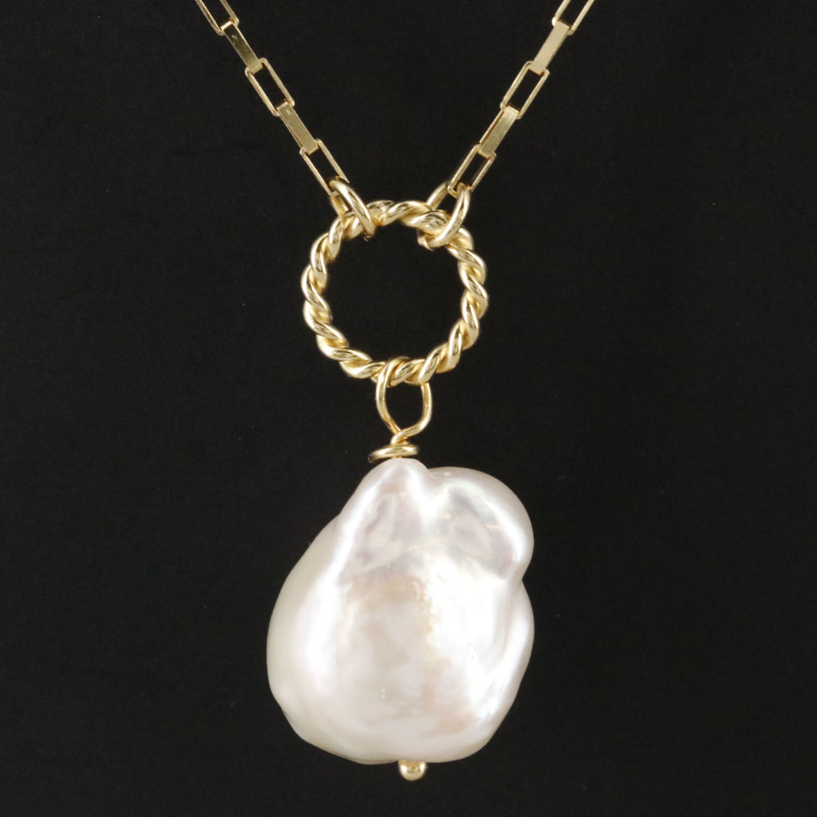 Victoria Emerson Sterling Pearl Drop Necklace