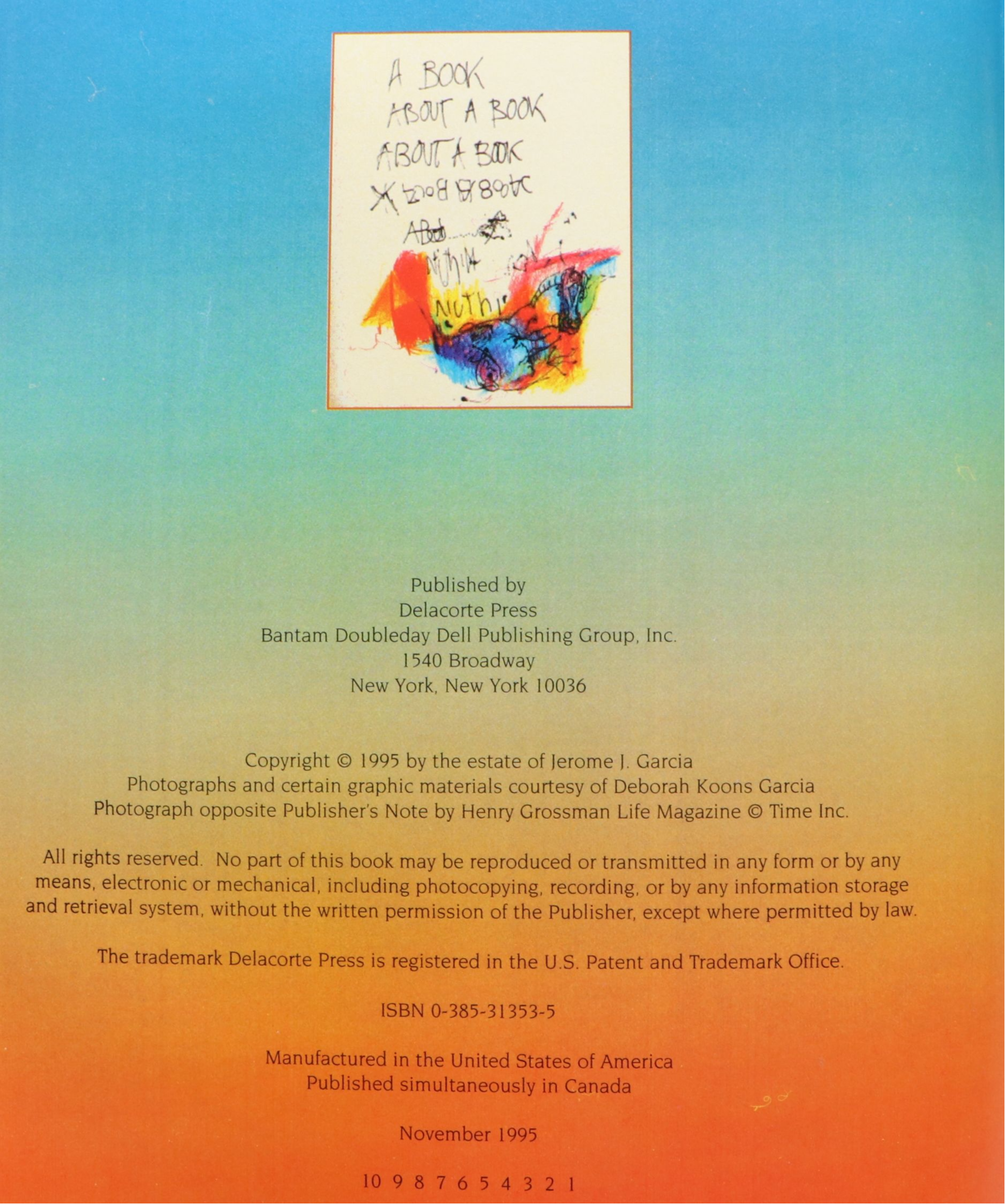 First Printing "Harrington Street" by Jerry Garcia, 1995