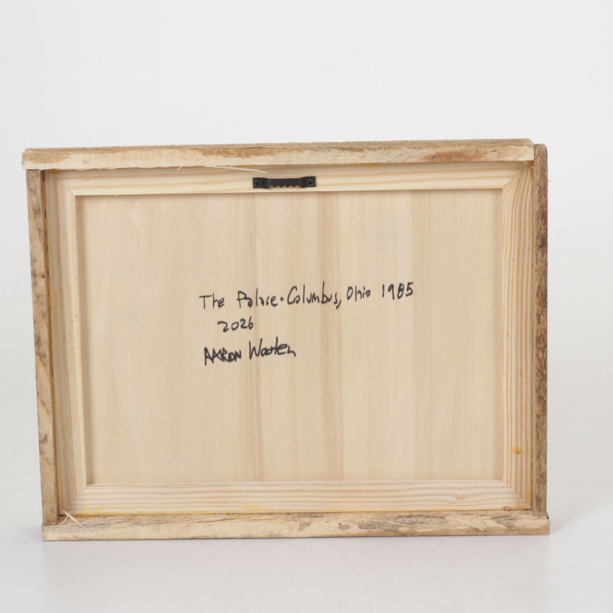 Aaron Wooten Stylized Cityscape Mixed Media Painting "The Palace...", 2026