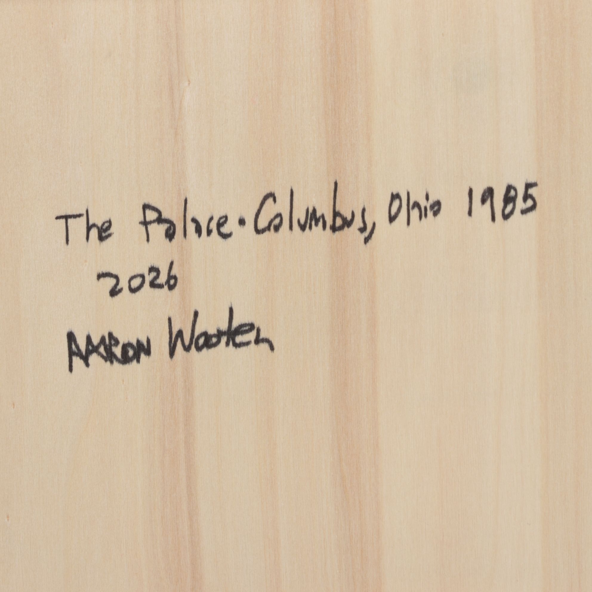 Aaron Wooten Stylized Cityscape Mixed Media Painting "The Palace...", 2026