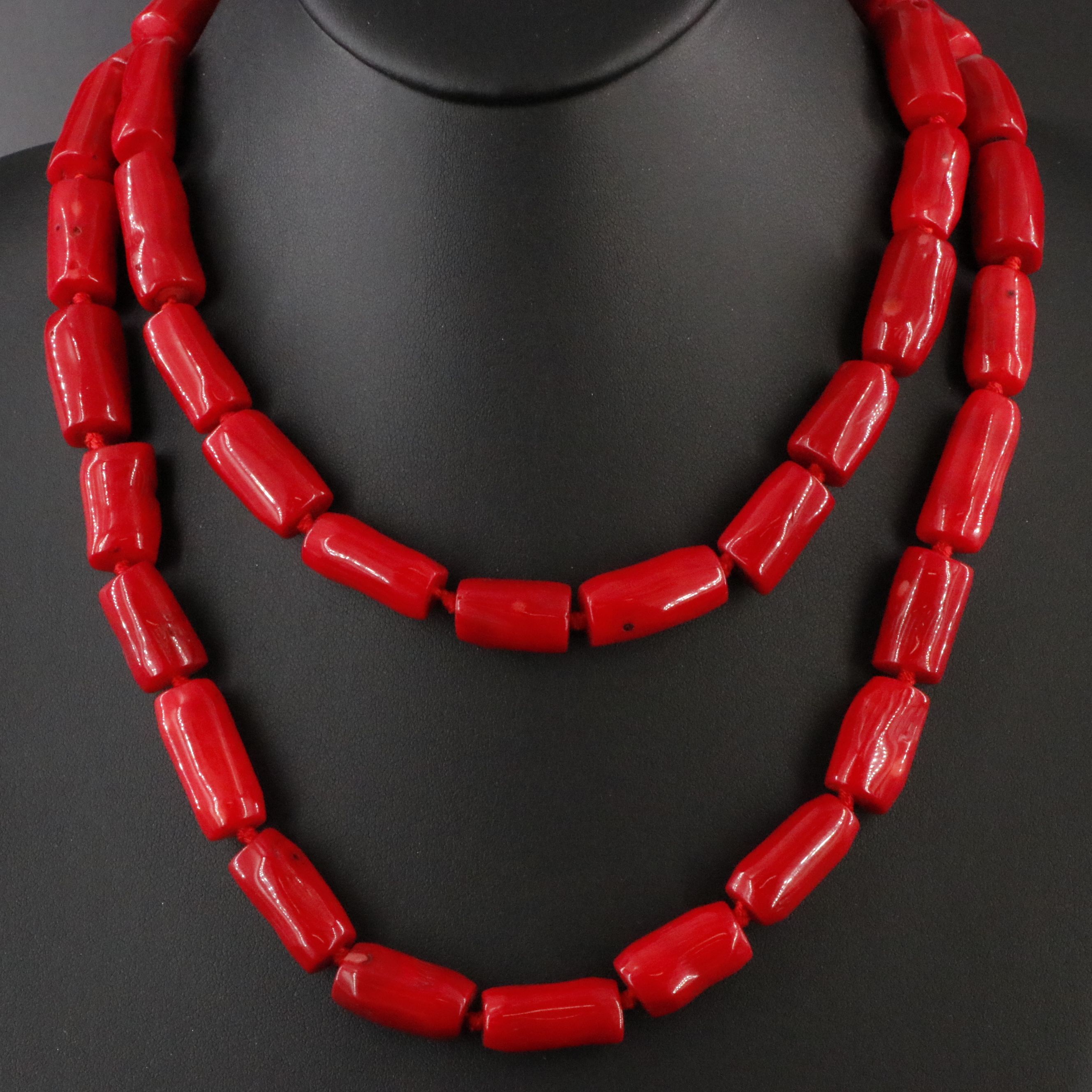Sterling Coral Necklace