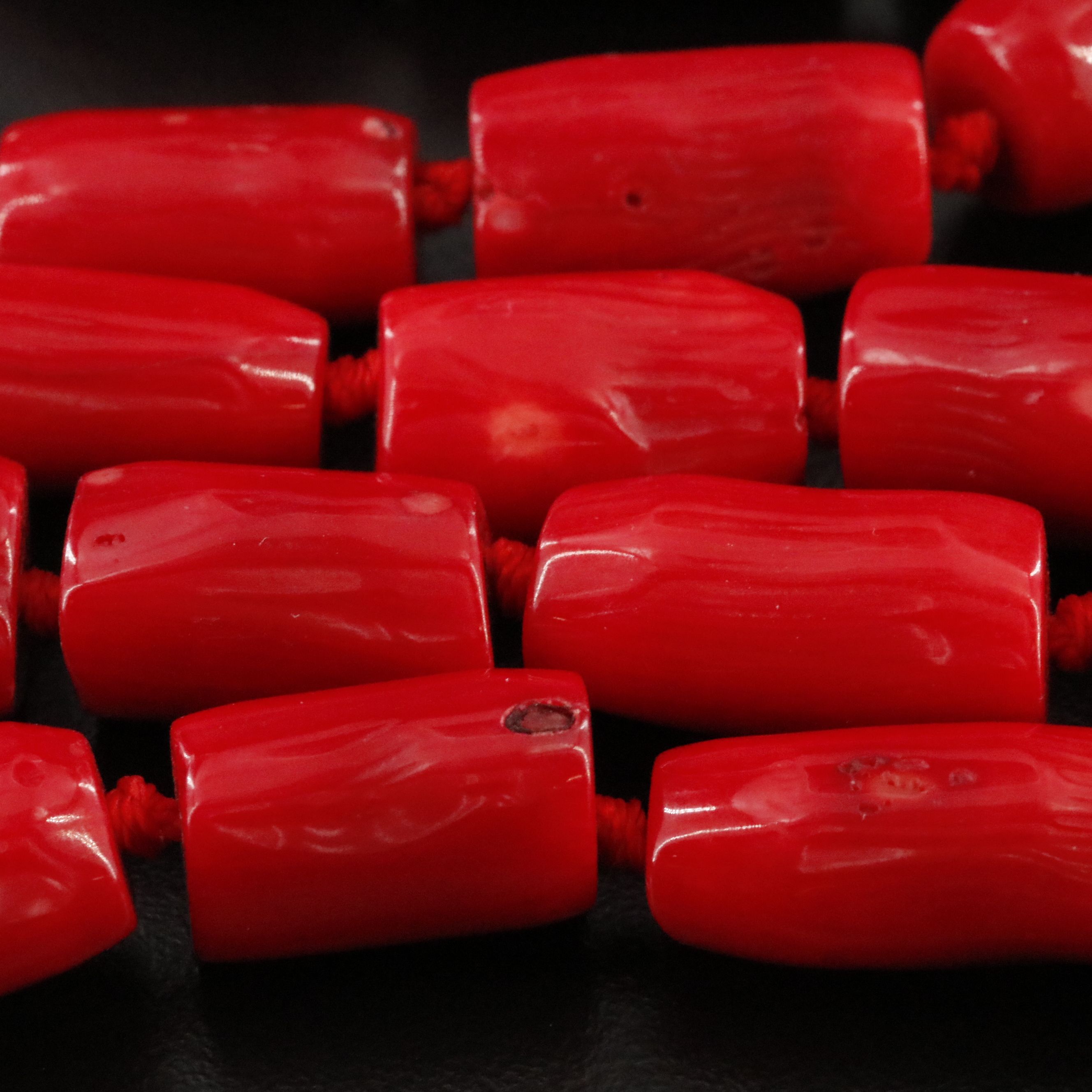 Sterling Coral Necklace