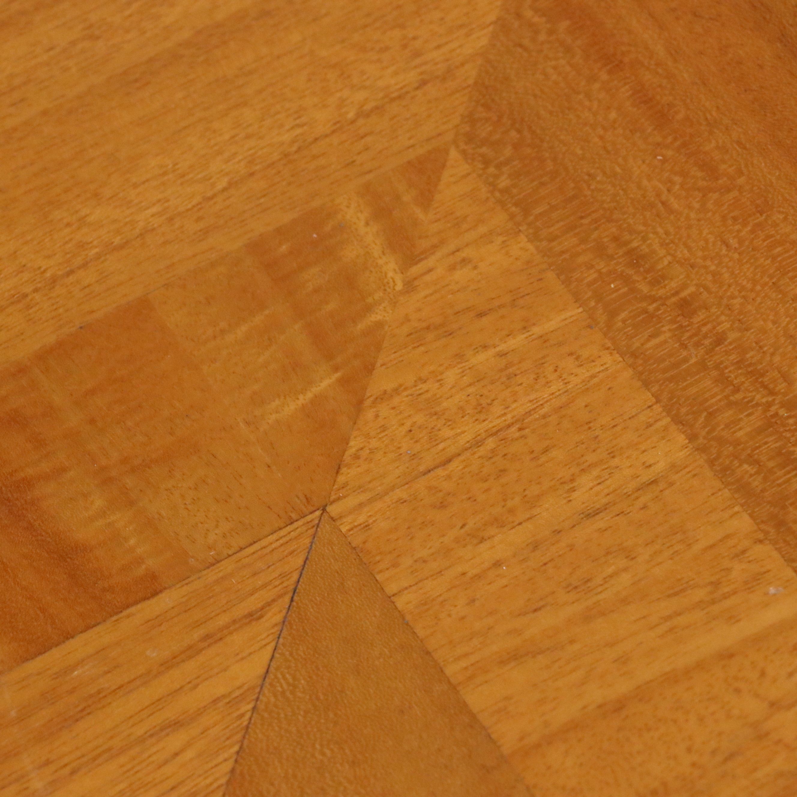 Charles Pfister for Baker Tamo Ash Dresser and Matching Circular Mirror