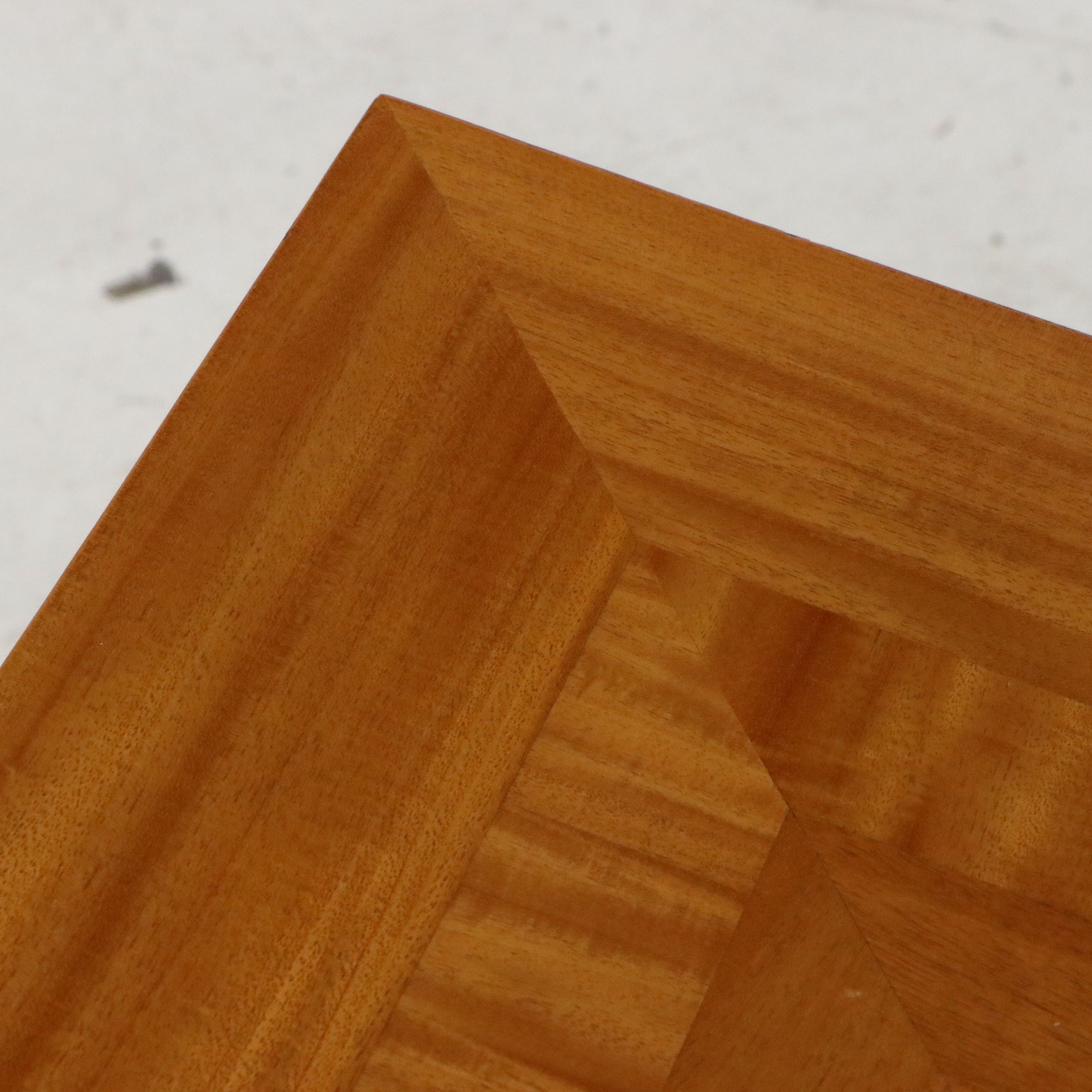 Charles Pfister for Baker Tamo Ash Dresser and Matching Circular Mirror