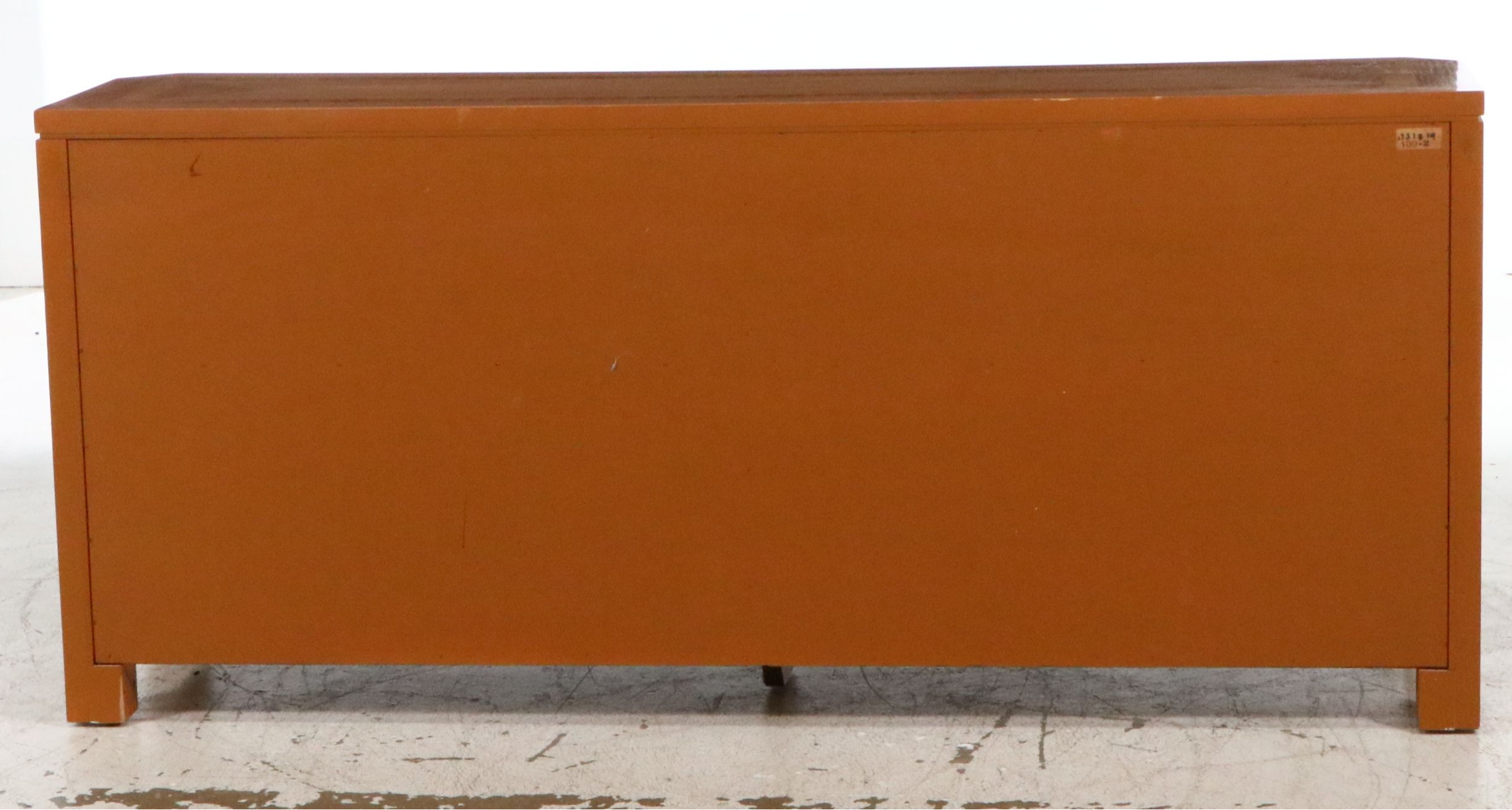 Charles Pfister for Baker Tamo Ash Dresser and Matching Circular Mirror