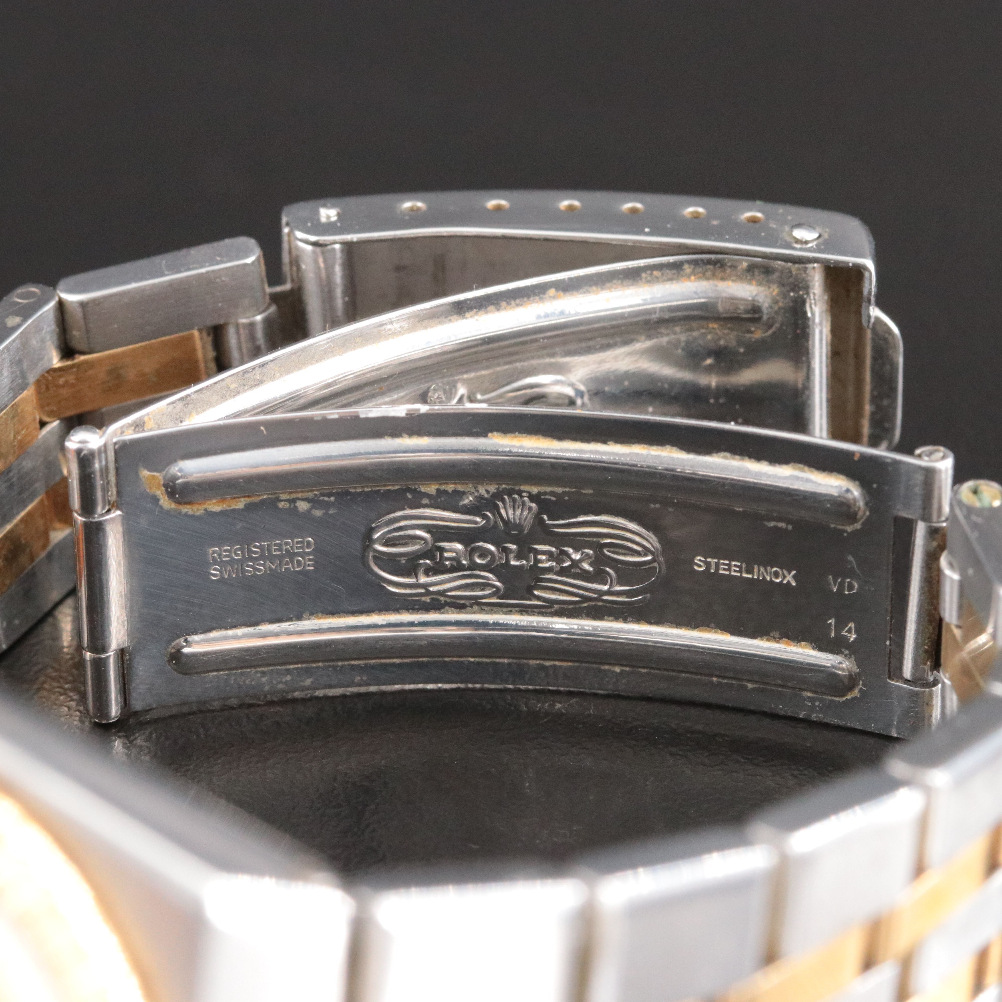 1978 Rolex Oysterquartz Datejust Two Tone 17013 Model Watch