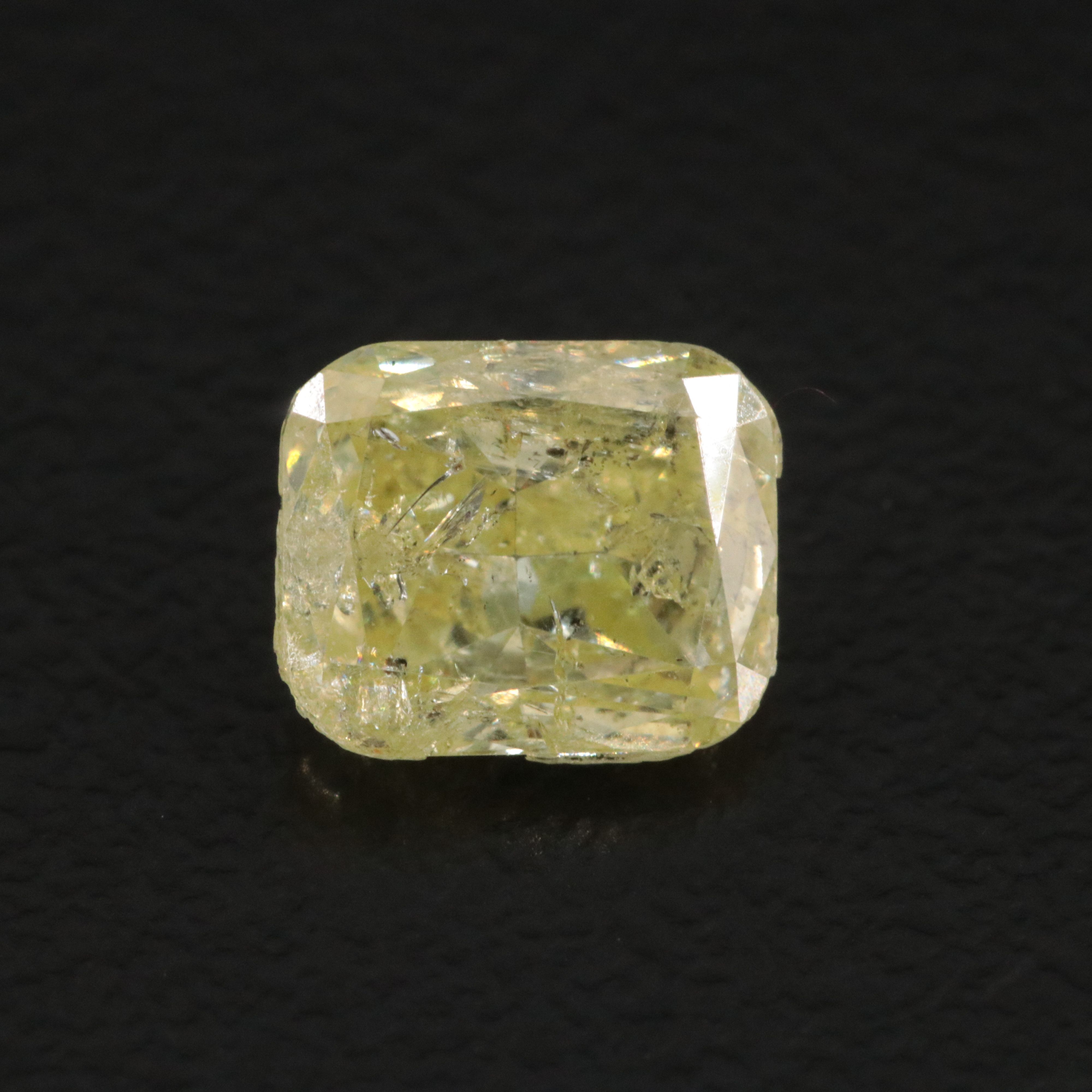 Loose 1.04 CT Fancy Yellow Diamond