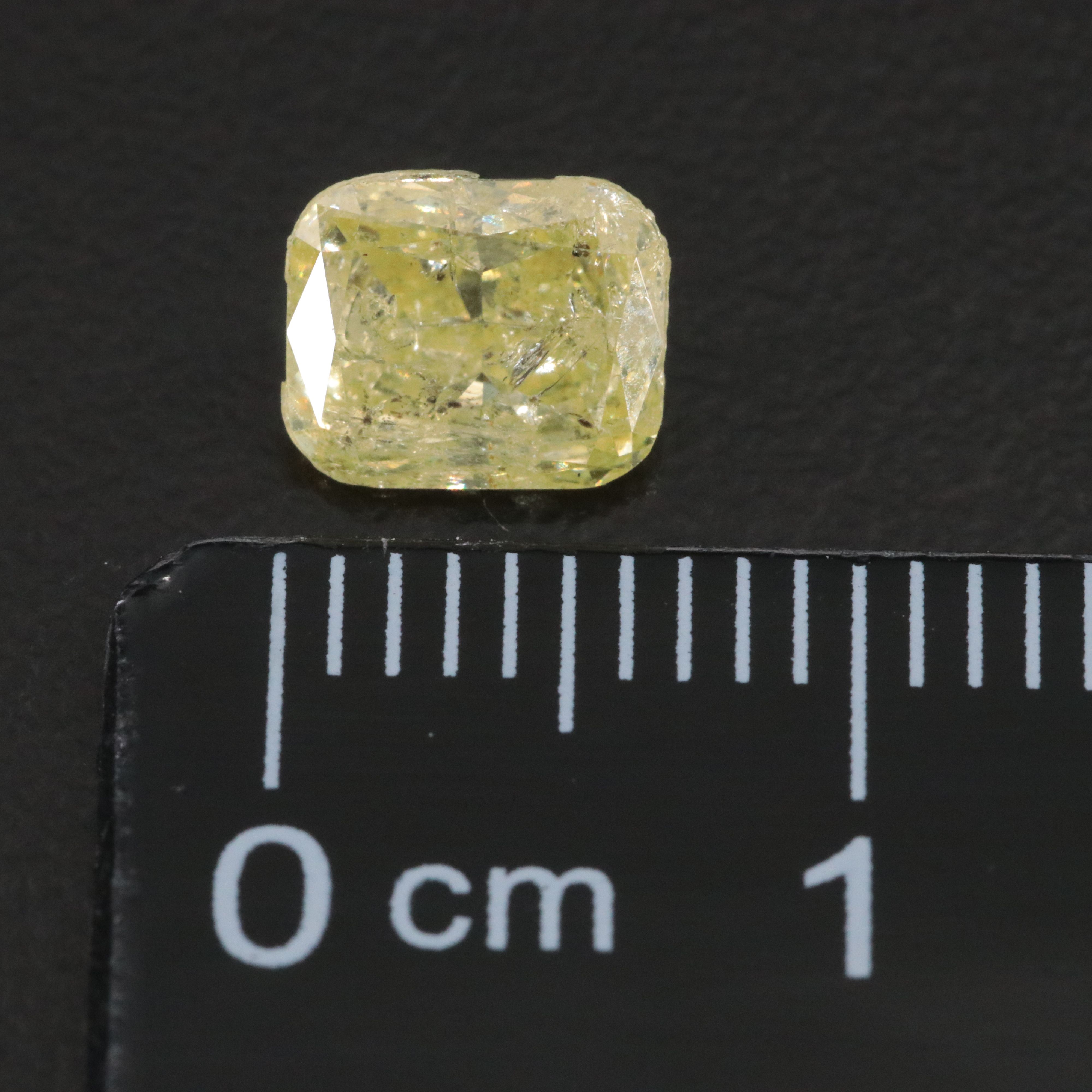 Loose 1.04 CT Fancy Yellow Diamond