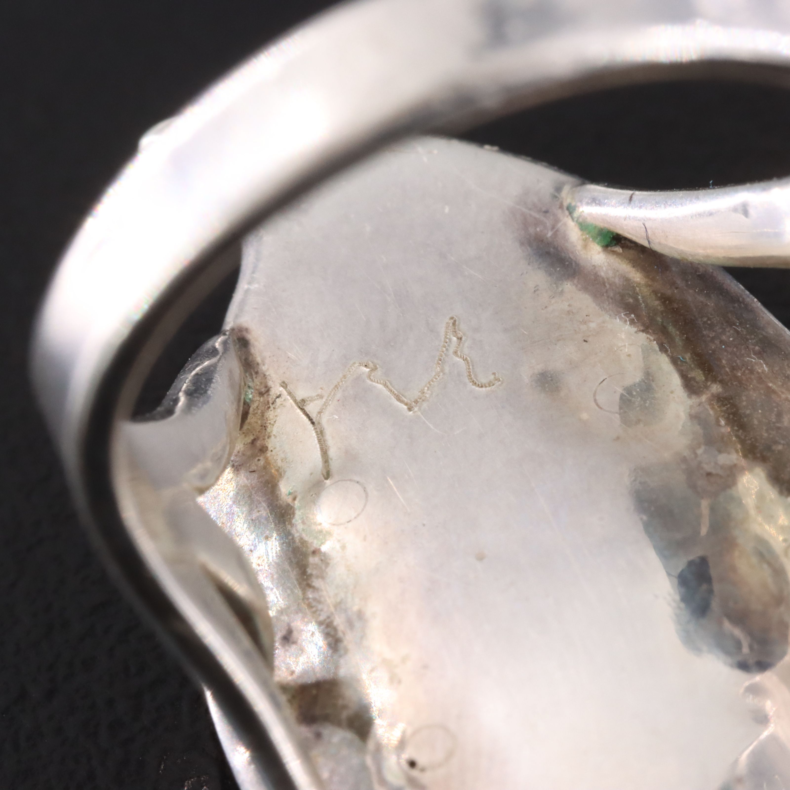 Artistan Sterling Fire Agate Ring