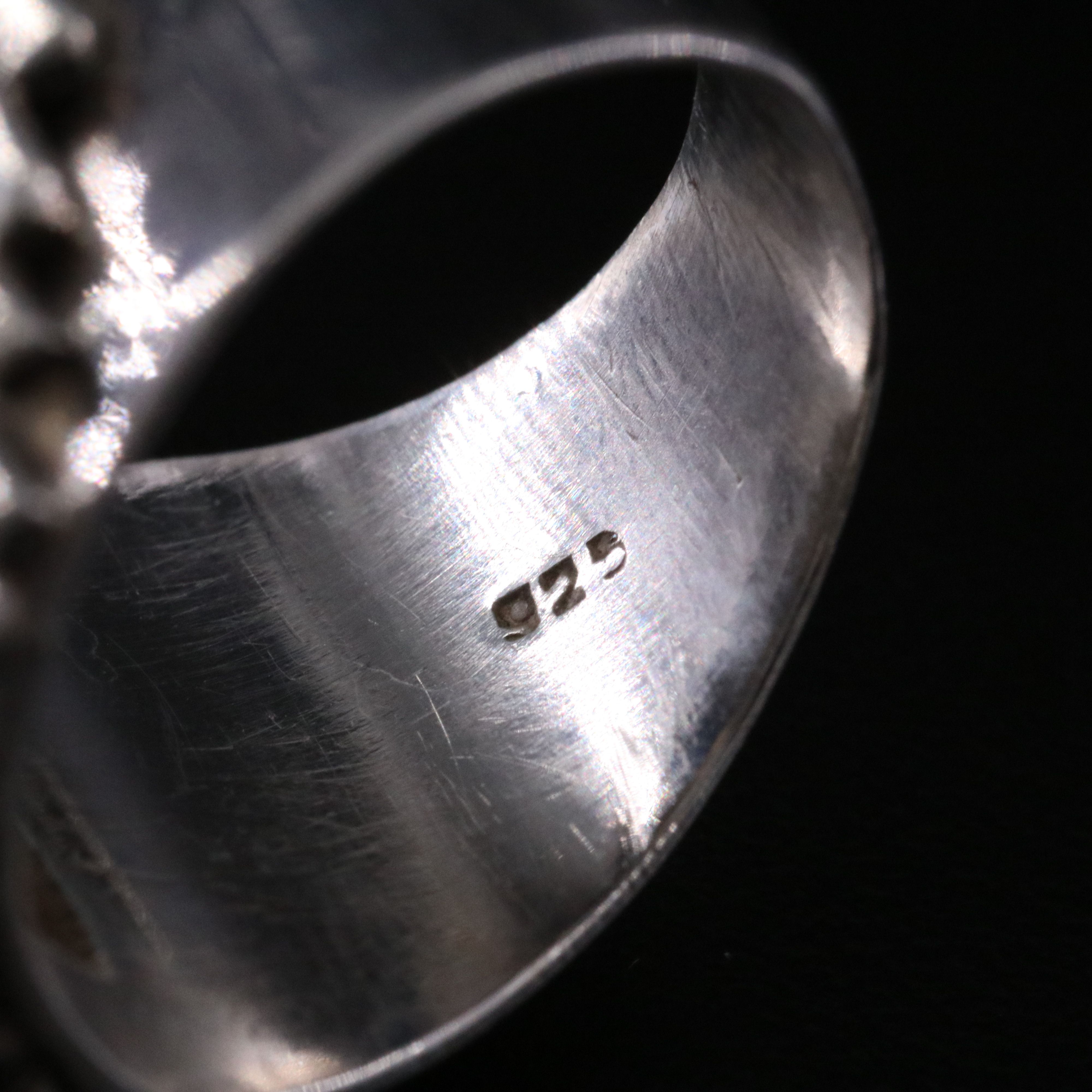 Sterling Rings Featuring Sarda, Labradorite and 18K Gold Accents