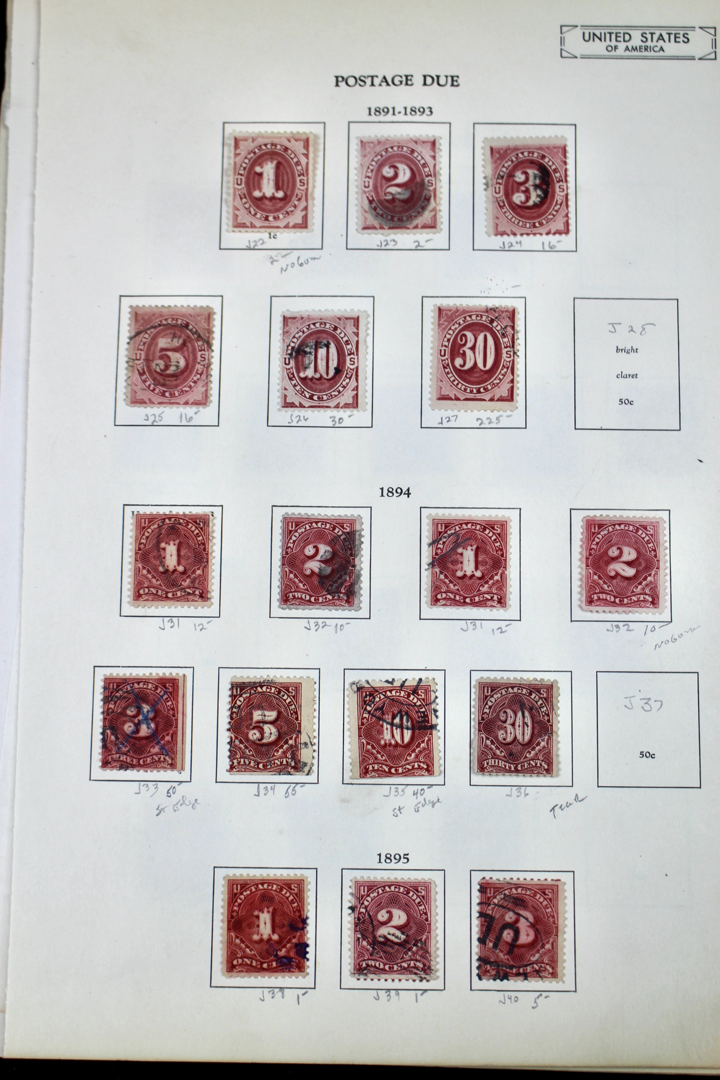 Interesting Back of the Book Postage Stamp Collection, w/ Early Christmas Seals