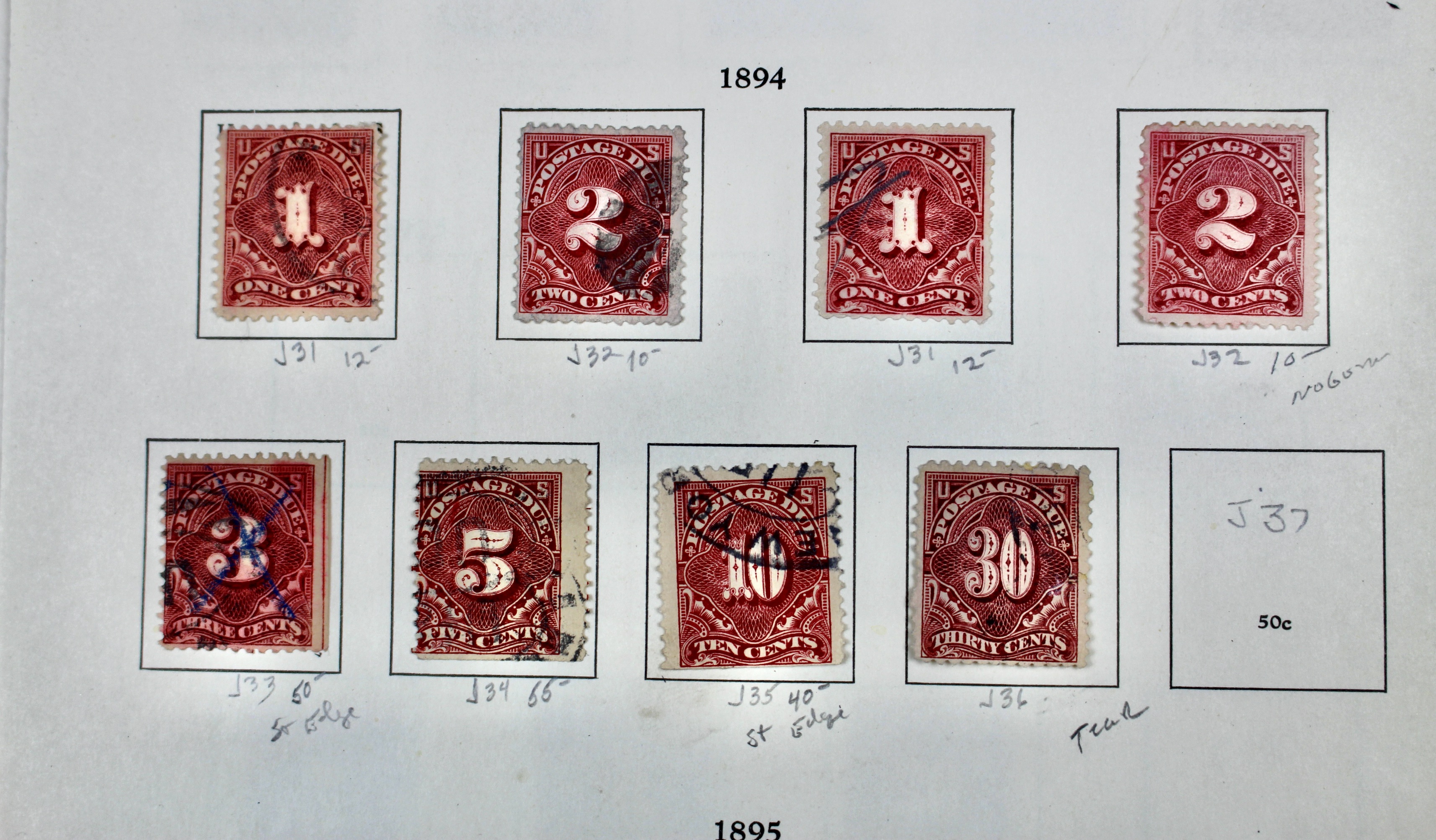 Interesting Back of the Book Postage Stamp Collection, w/ Early Christmas Seals