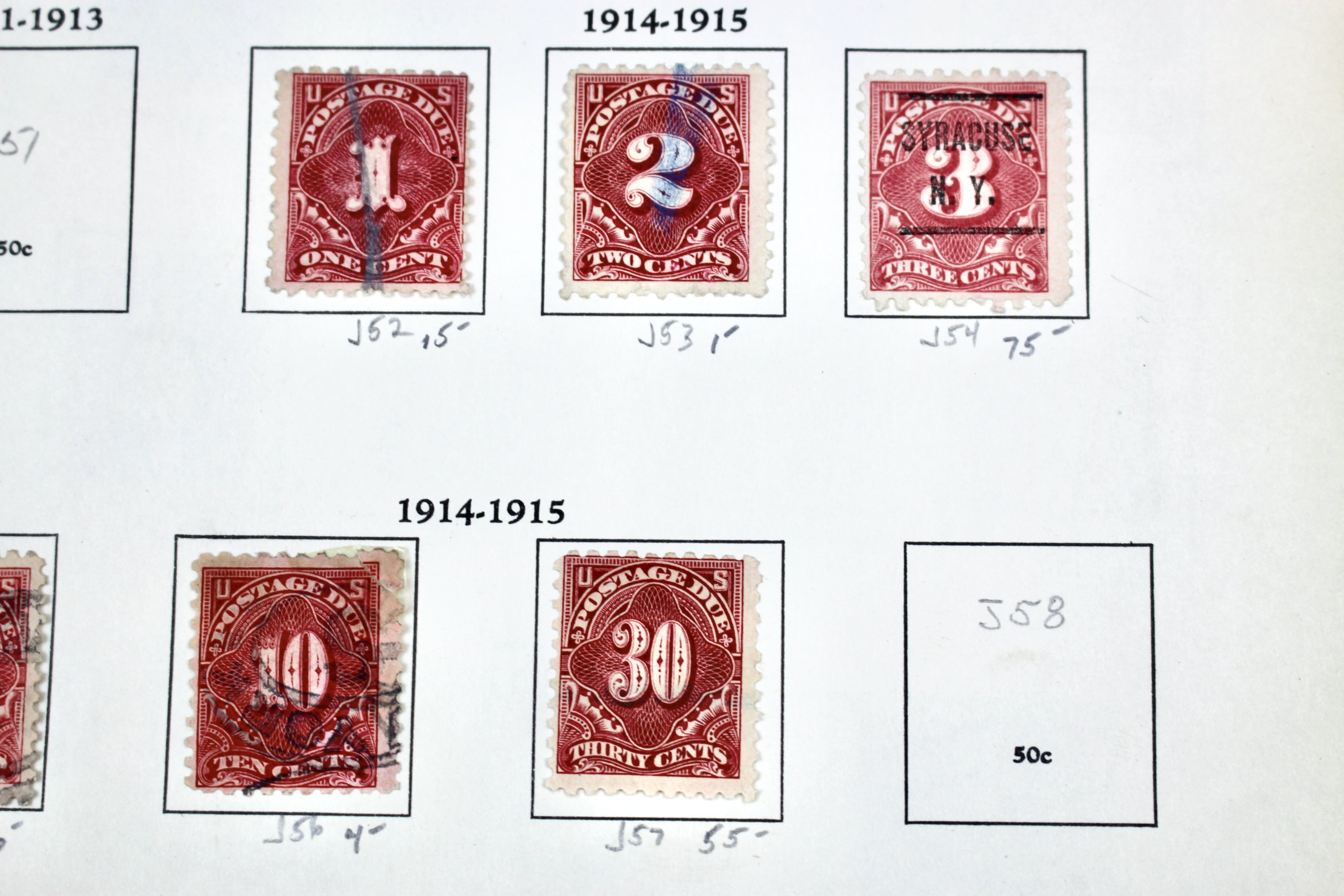 Interesting Back of the Book Postage Stamp Collection, w/ Early Christmas Seals