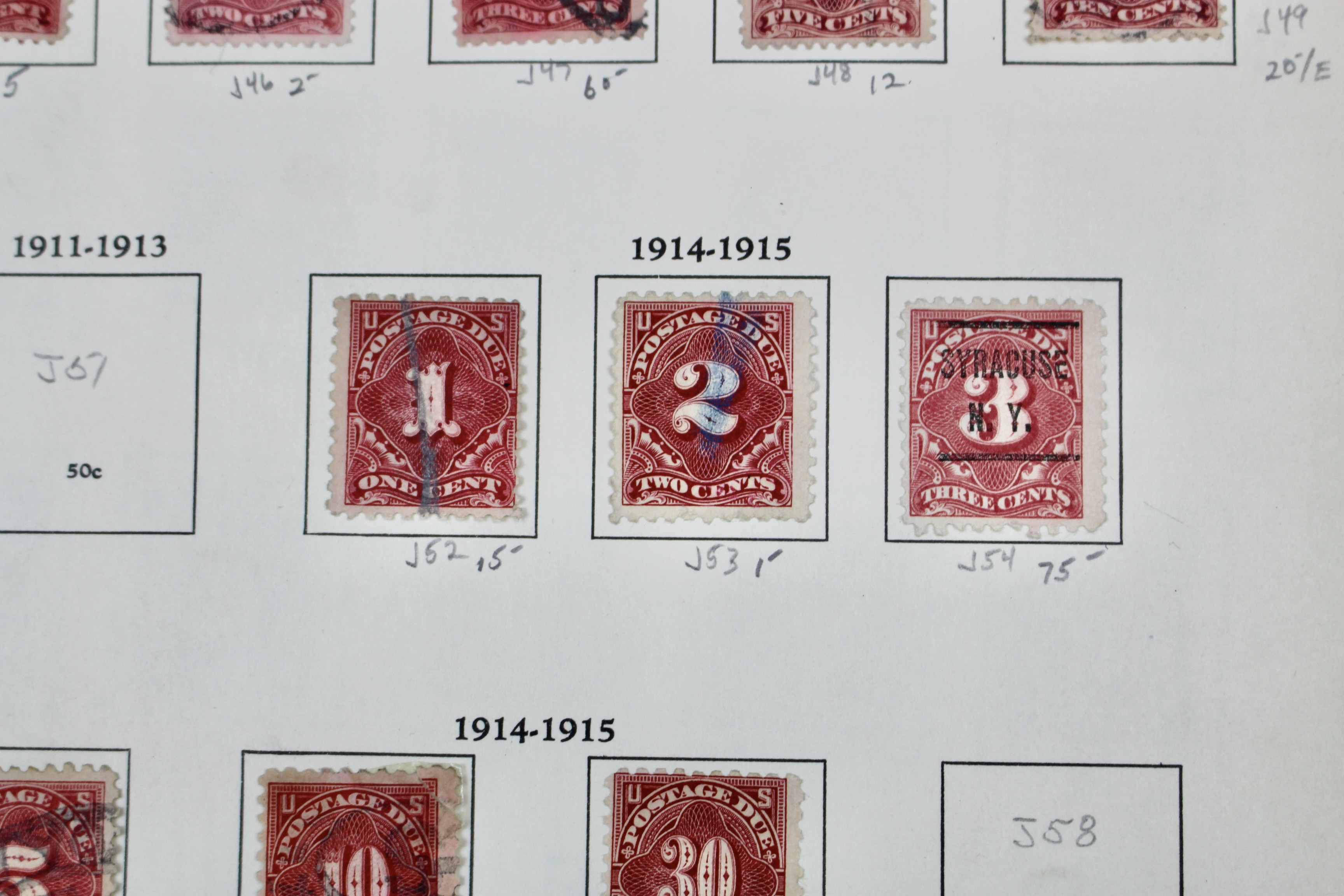Interesting Back of the Book Postage Stamp Collection, w/ Early Christmas Seals