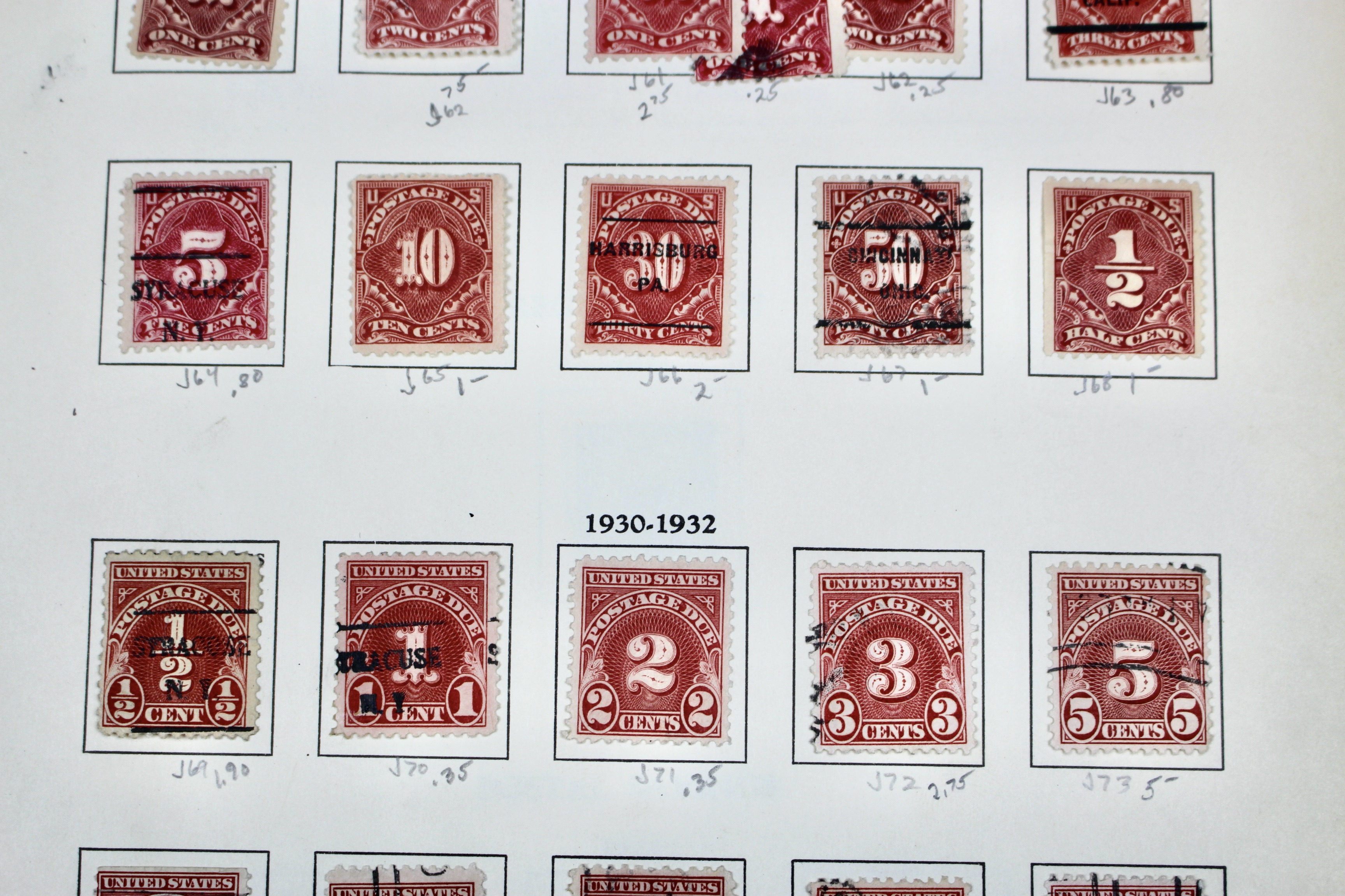 Interesting Back of the Book Postage Stamp Collection, w/ Early Christmas Seals