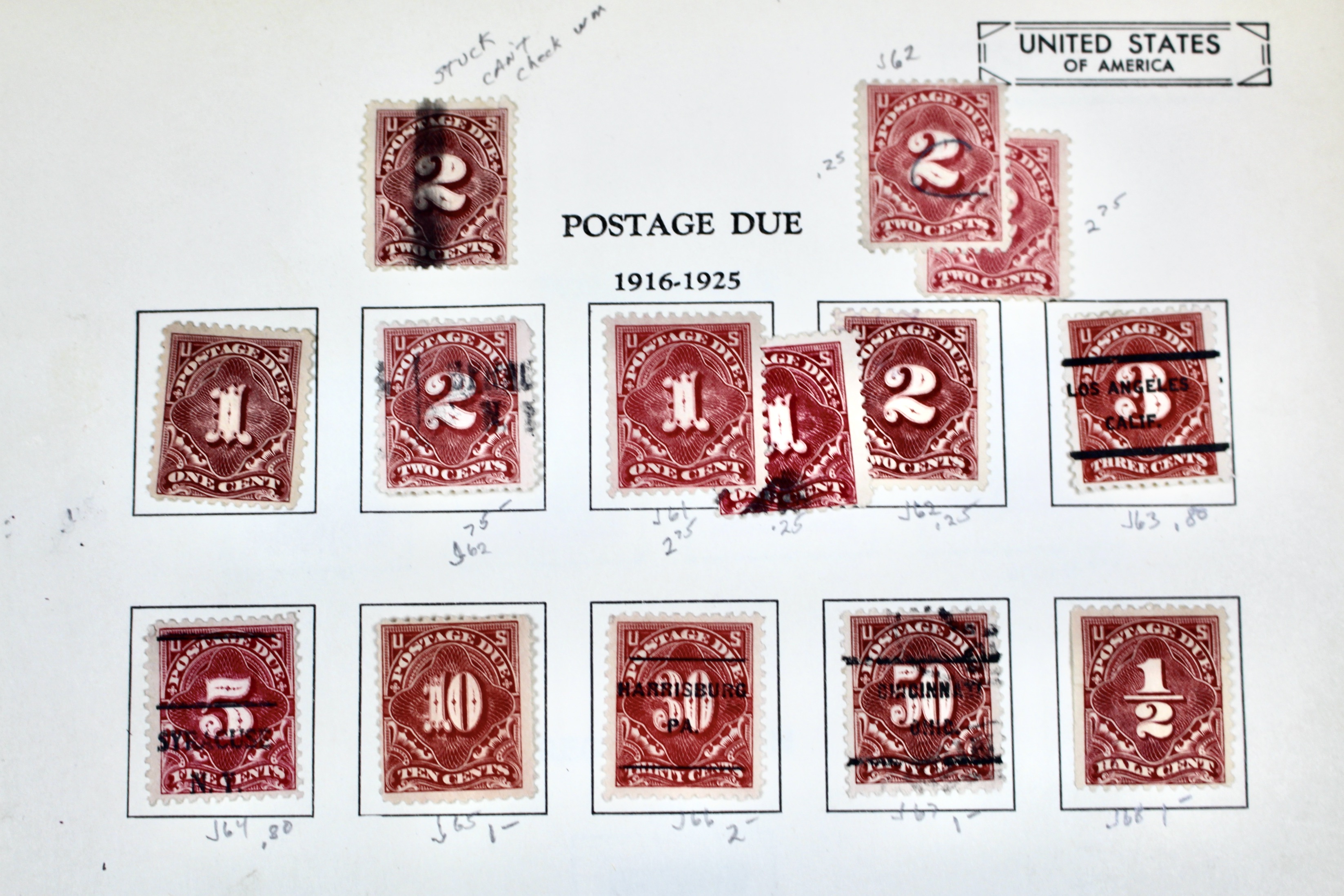 Interesting Back of the Book Postage Stamp Collection, w/ Early Christmas Seals