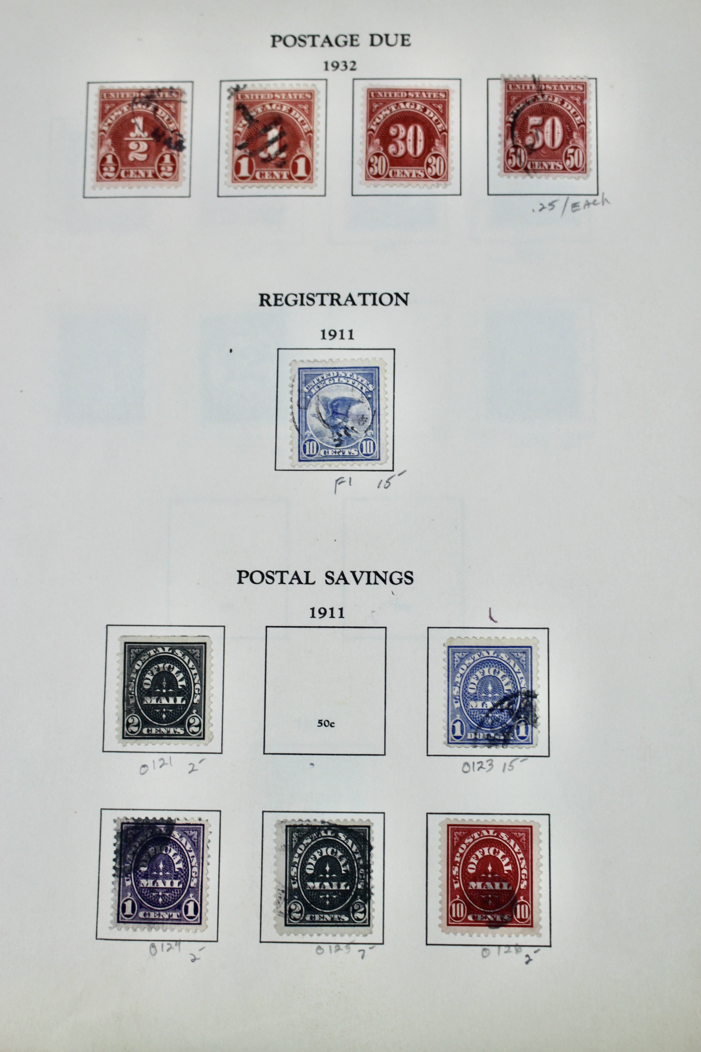 Interesting Back of the Book Postage Stamp Collection, w/ Early Christmas Seals