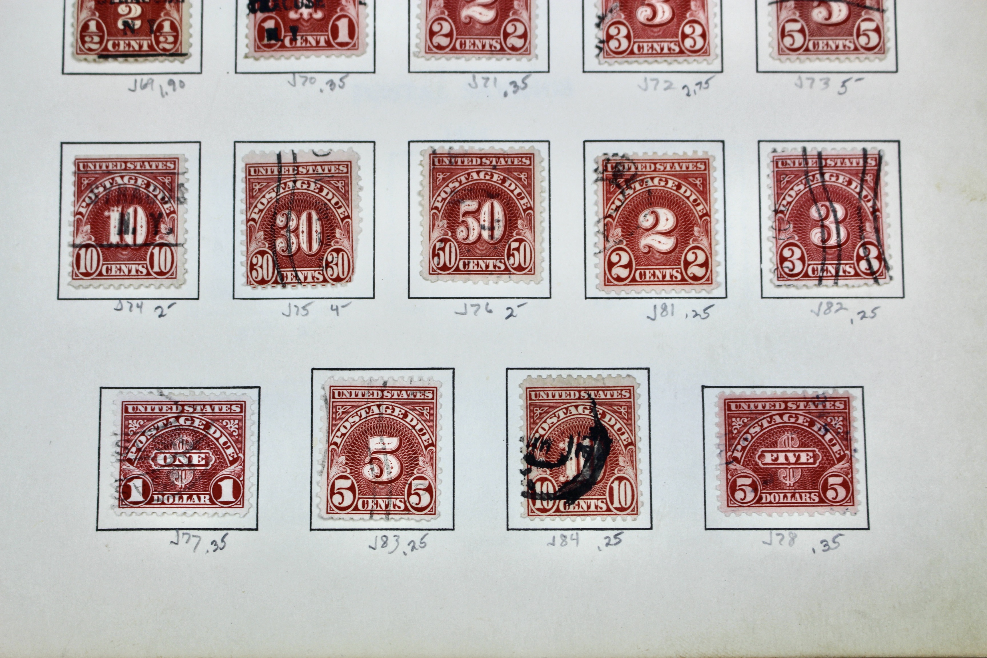 Interesting Back of the Book Postage Stamp Collection, w/ Early Christmas Seals