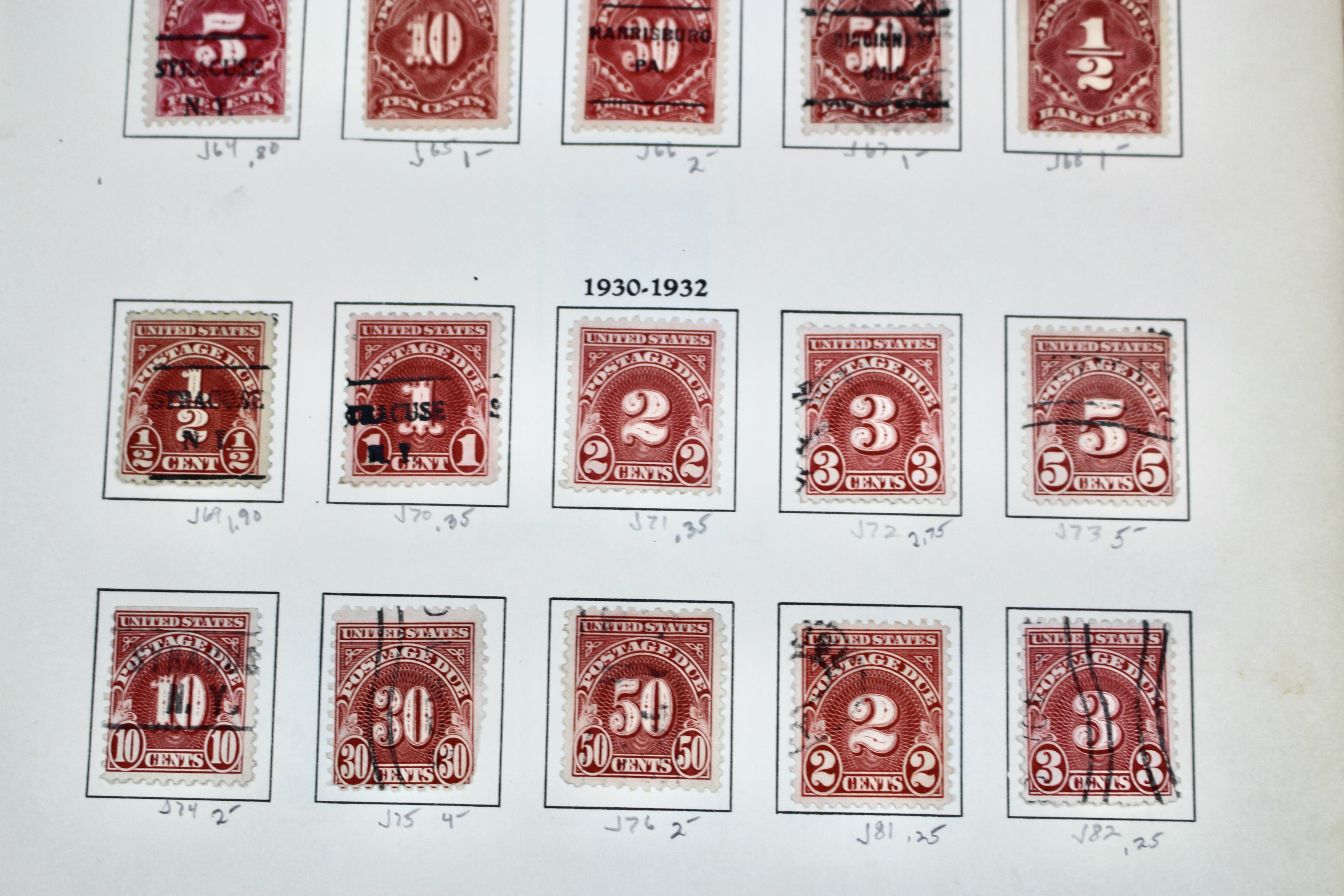 Interesting Back of the Book Postage Stamp Collection, w/ Early Christmas Seals