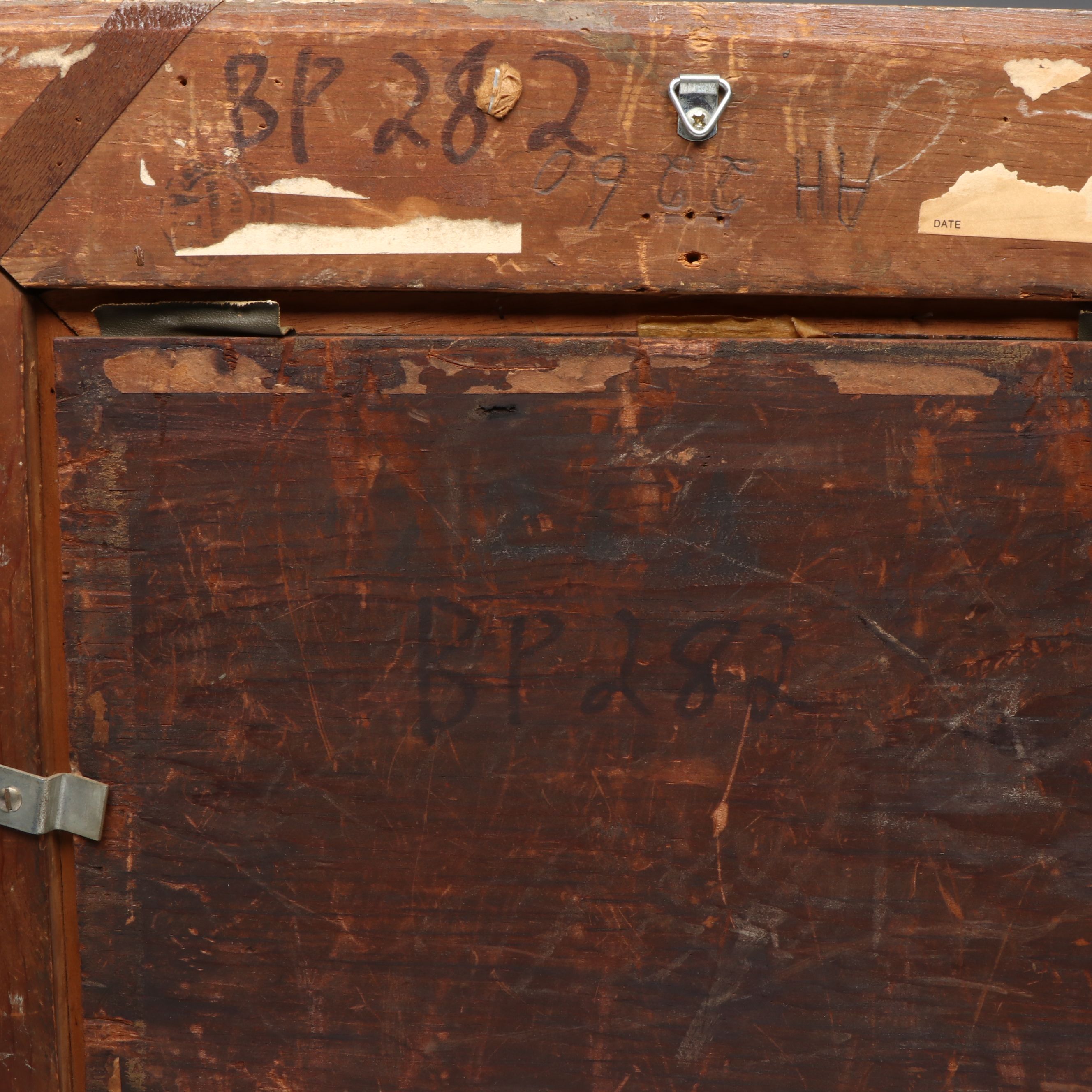 Antique Continental School Oil on Copper Diana Bathing, 17th Century