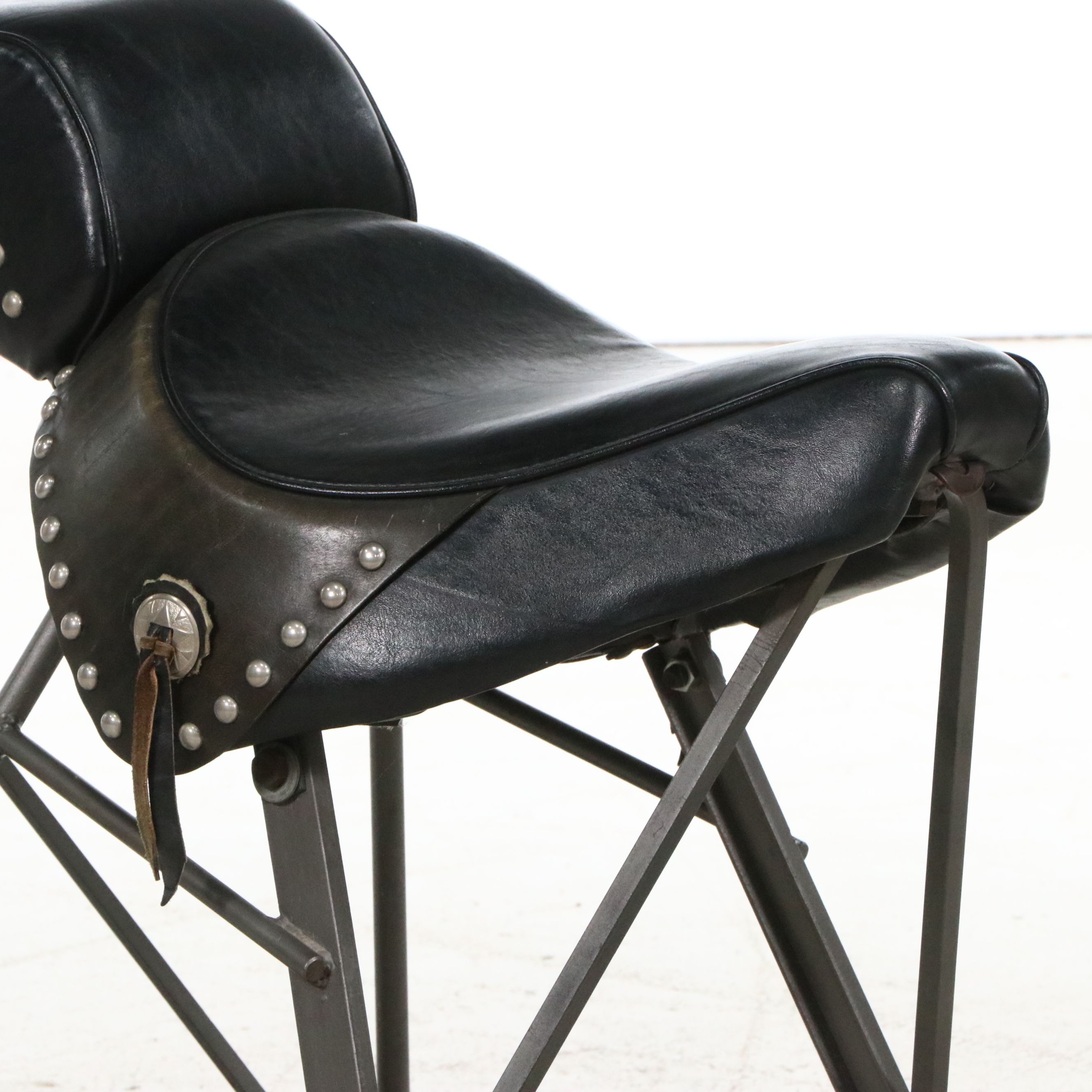 Novelty Motorcycle Seat Bar Stool, Late 20th/Early 21st Century