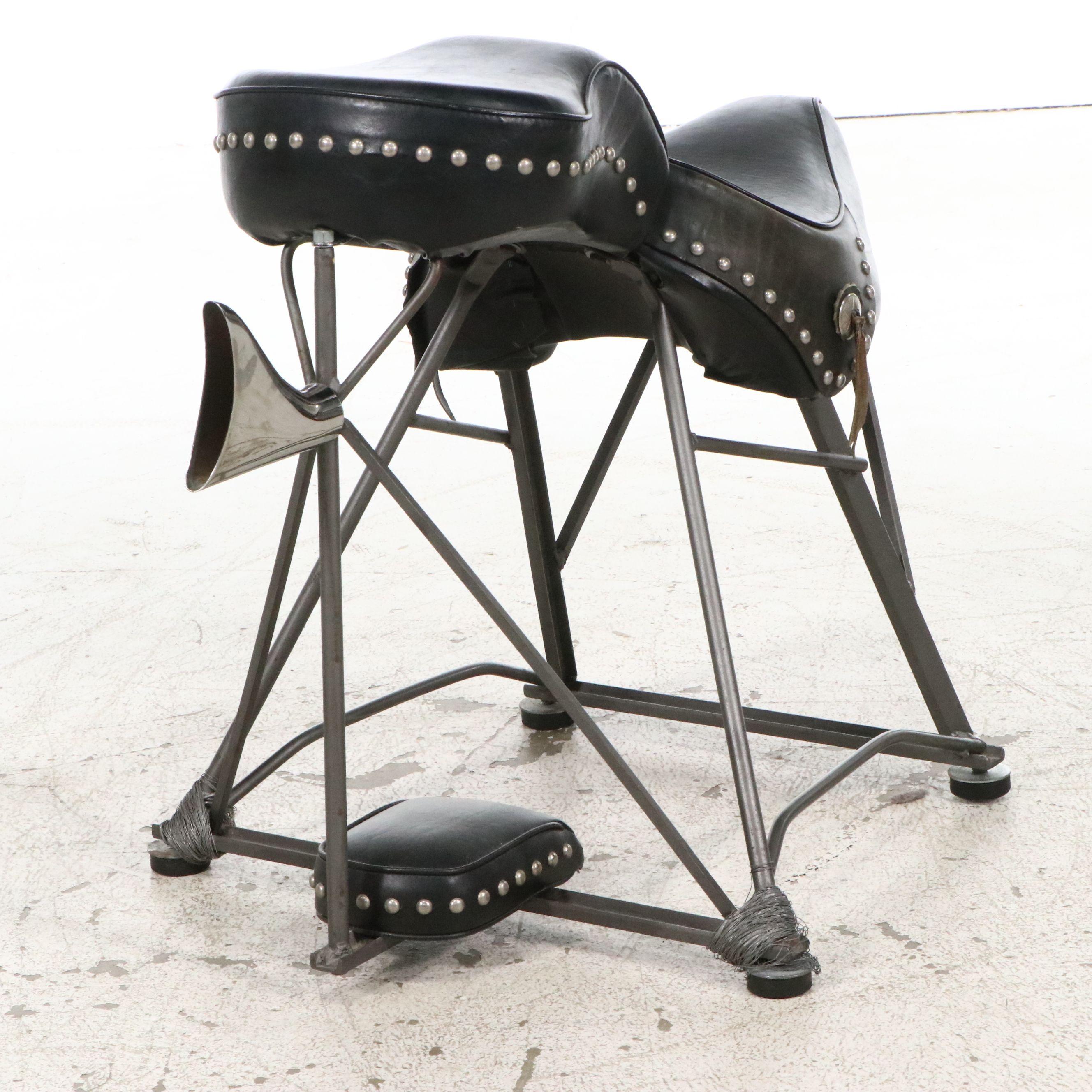 Novelty Motorcycle Seat Bar Stool, Late 20th/Early 21st Century
