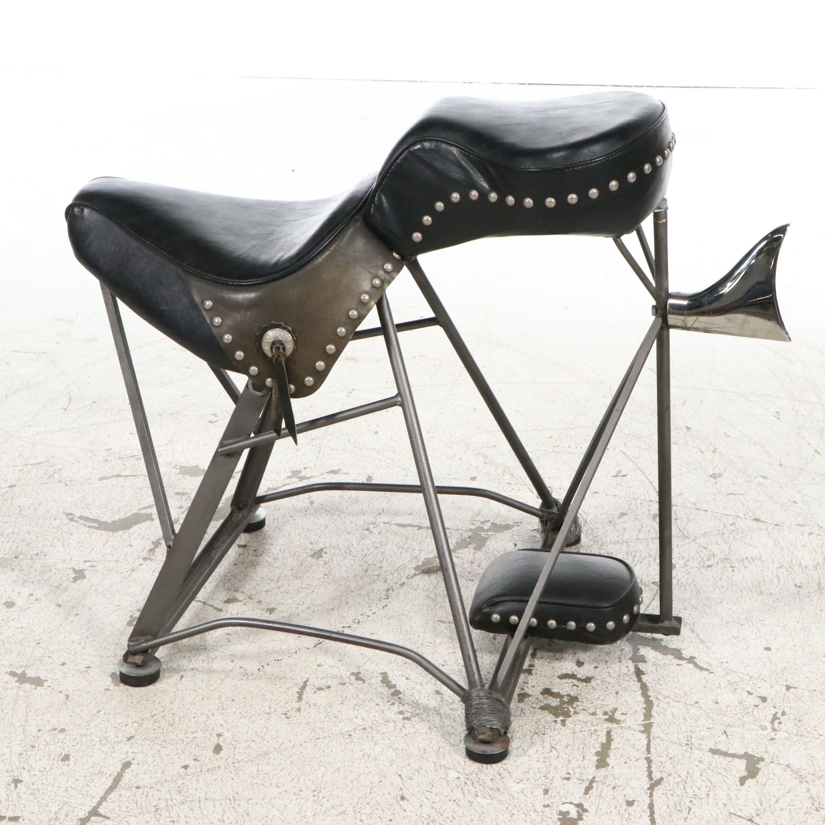 Novelty Motorcycle Seat Bar Stool, Late 20th/Early 21st Century