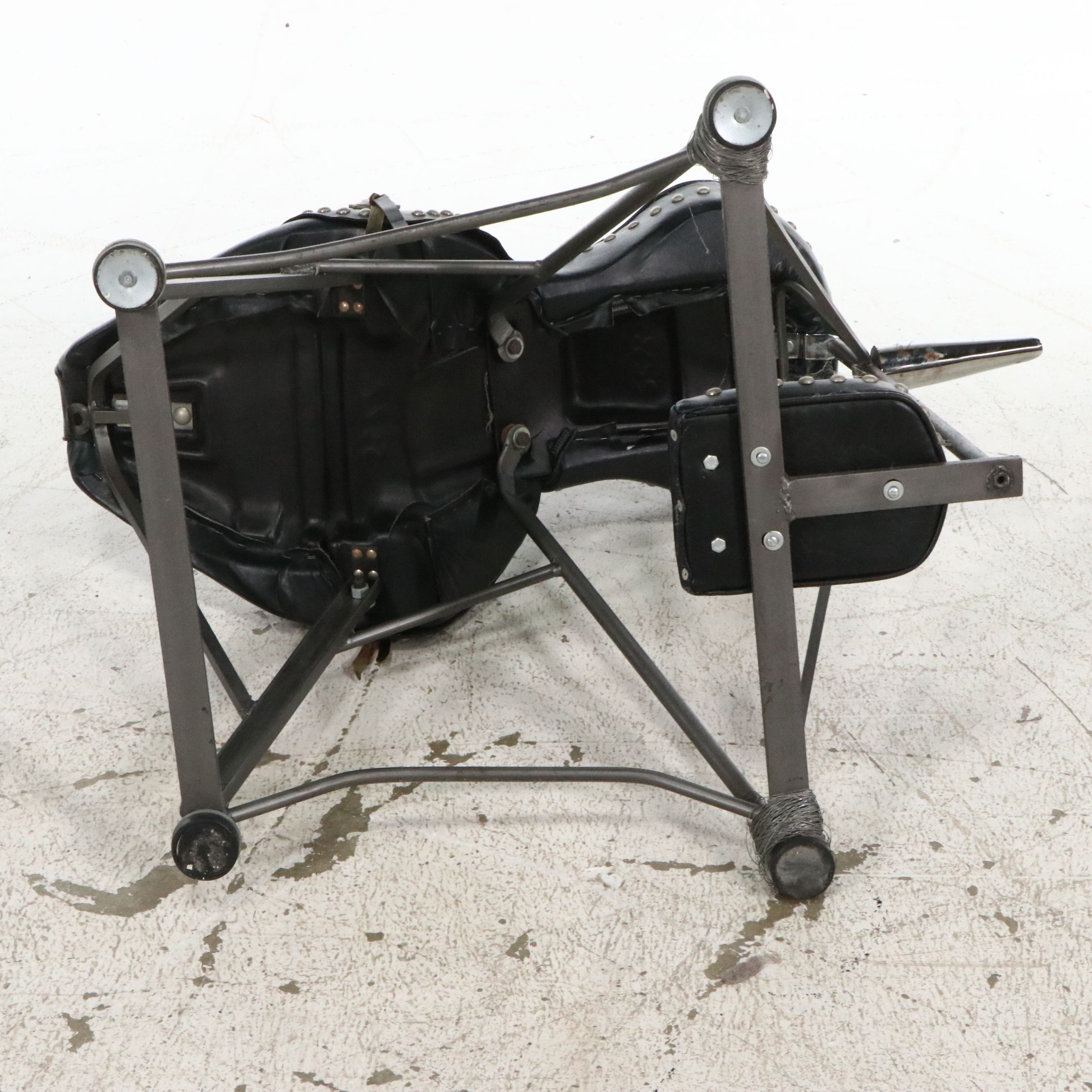 Novelty Motorcycle Seat Bar Stool, Late 20th/Early 21st Century