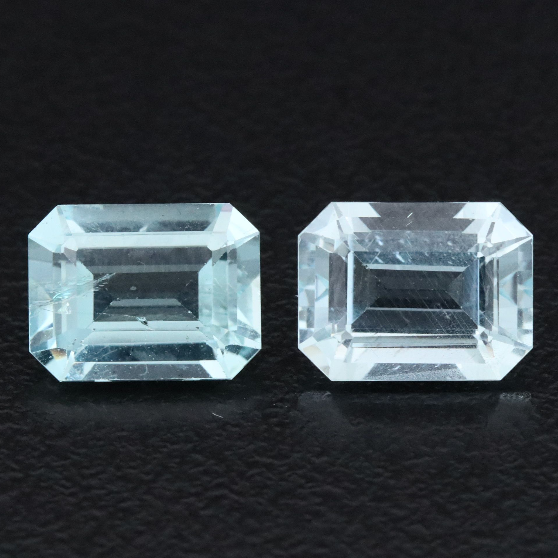 Loose 2.89 CTW Aquamarine Pair