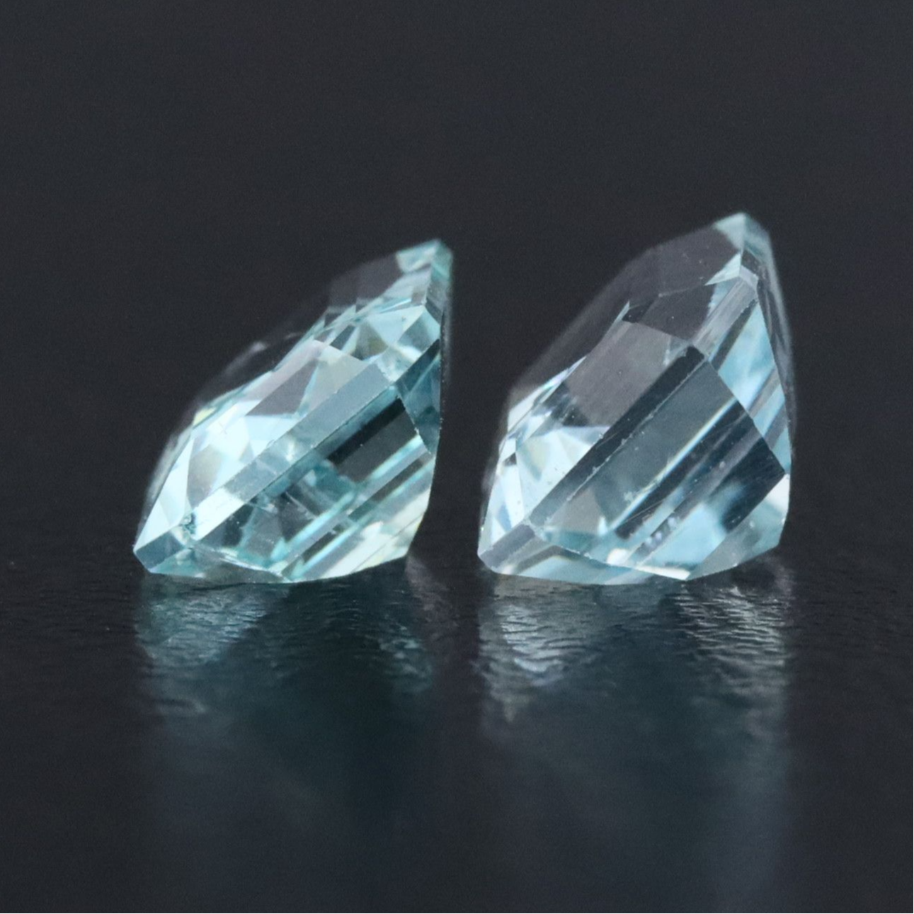 Loose 2.89 CTW Aquamarine Pair
