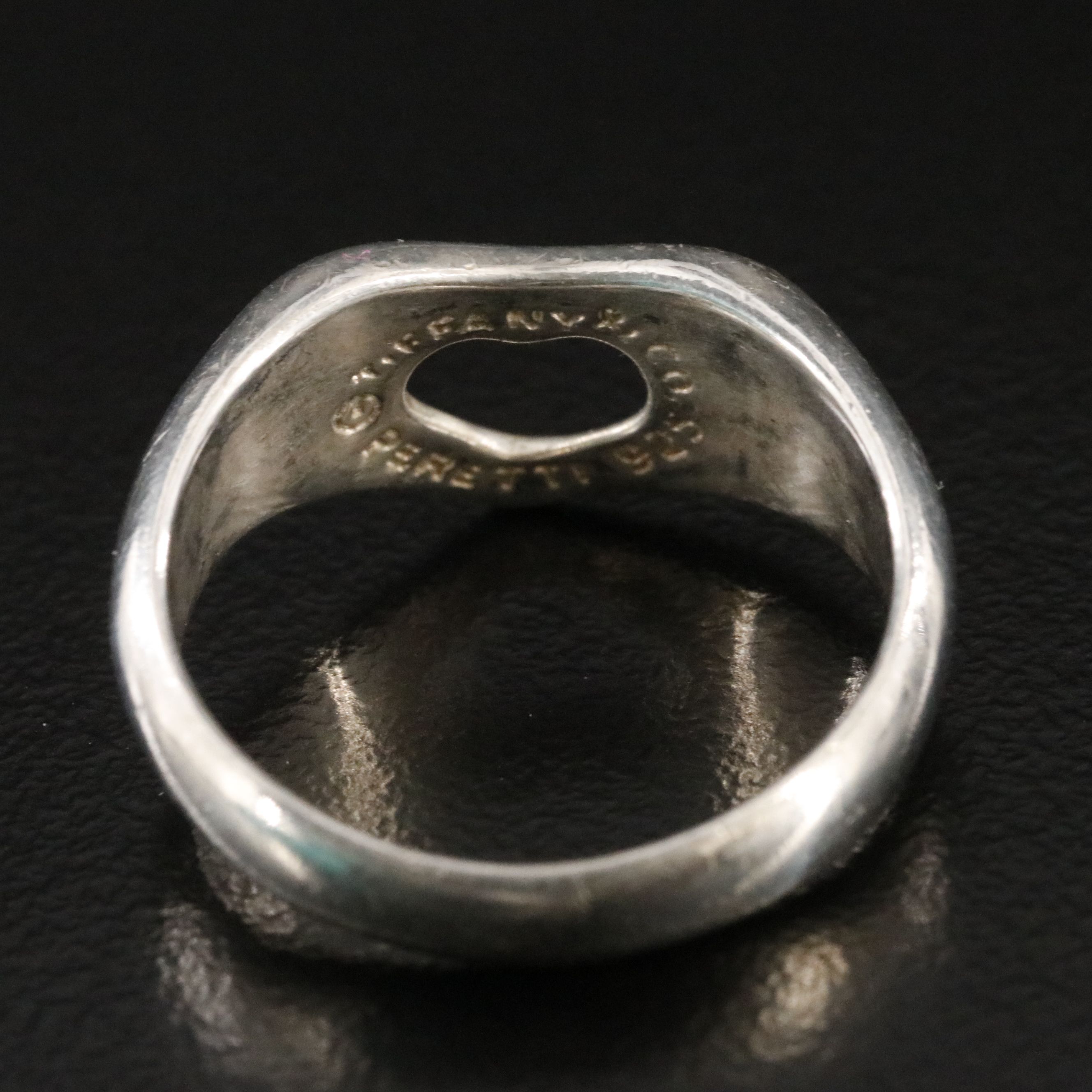 Elsa Peretti for Tiffany & Co. Sterling Open Heart Ring