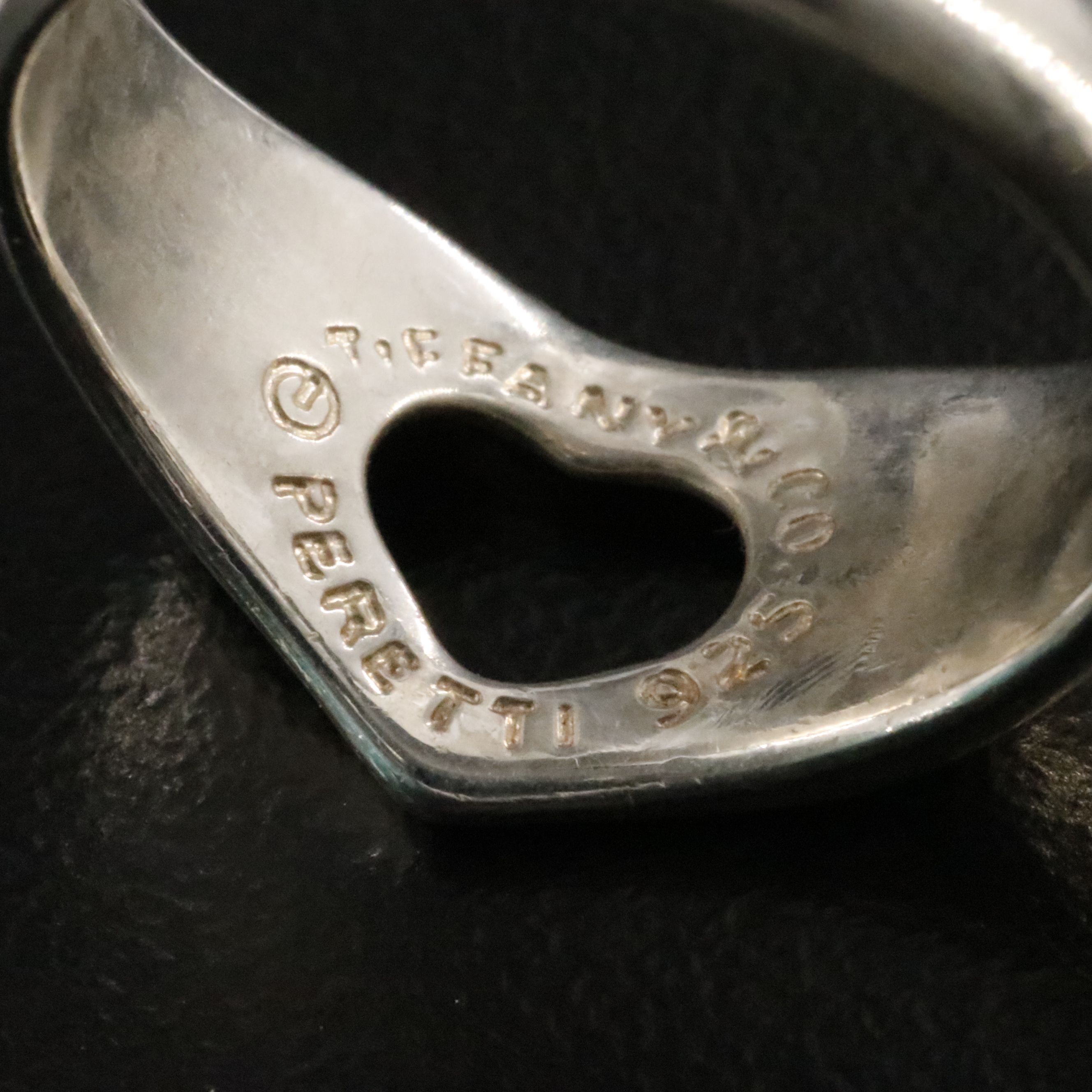 Elsa Peretti for Tiffany & Co. Sterling Open Heart Ring