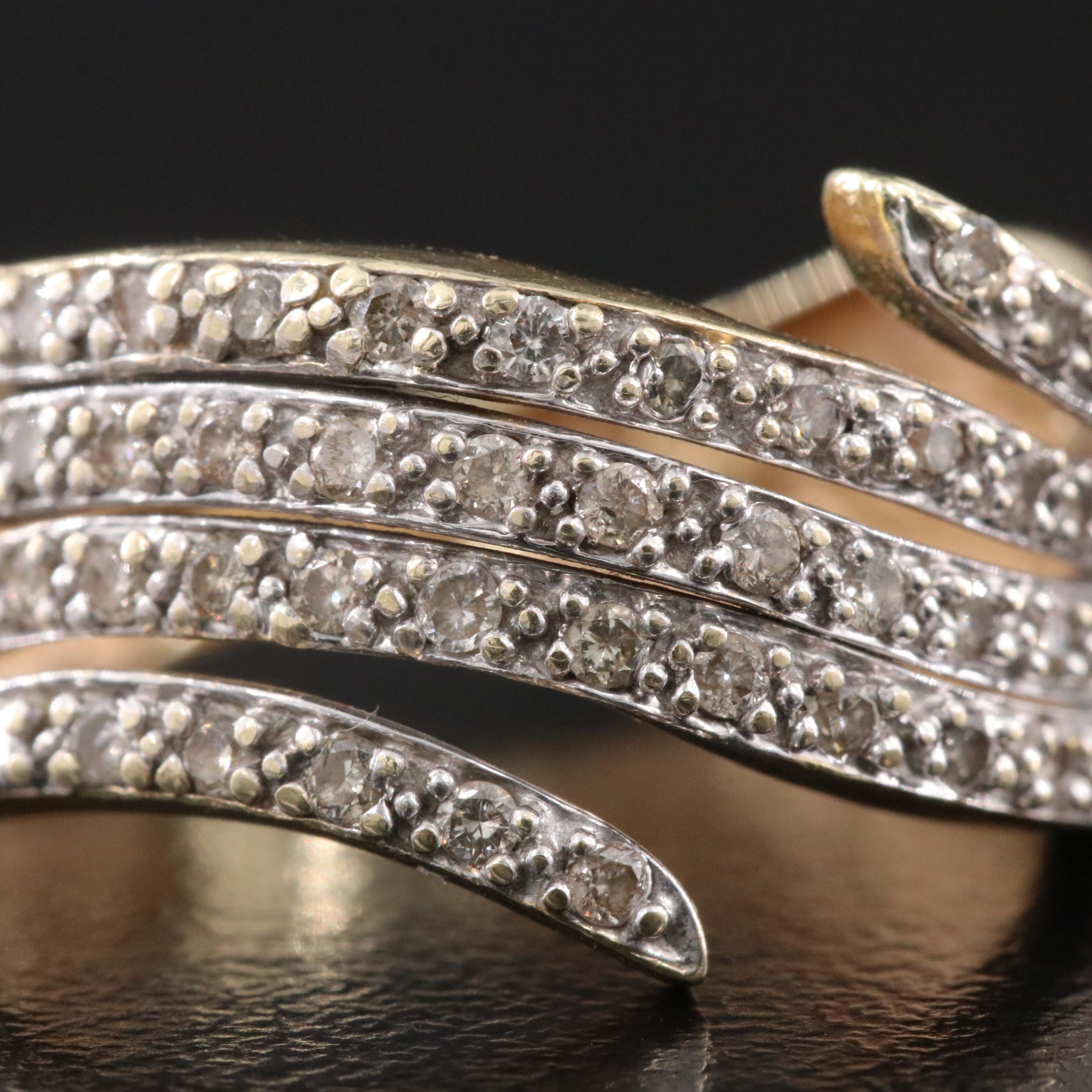 10K 0.56 CTW Diamond Ring