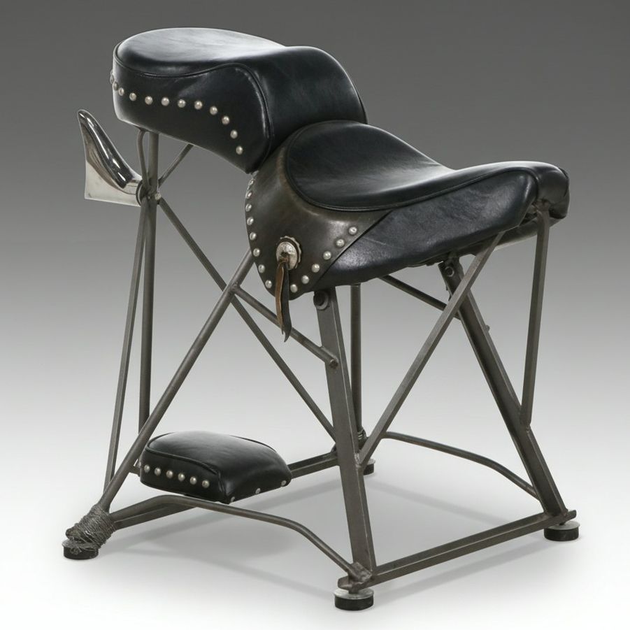 Novelty Motorcycle Seat Bar Stool, Late 20th/Early 21st Century