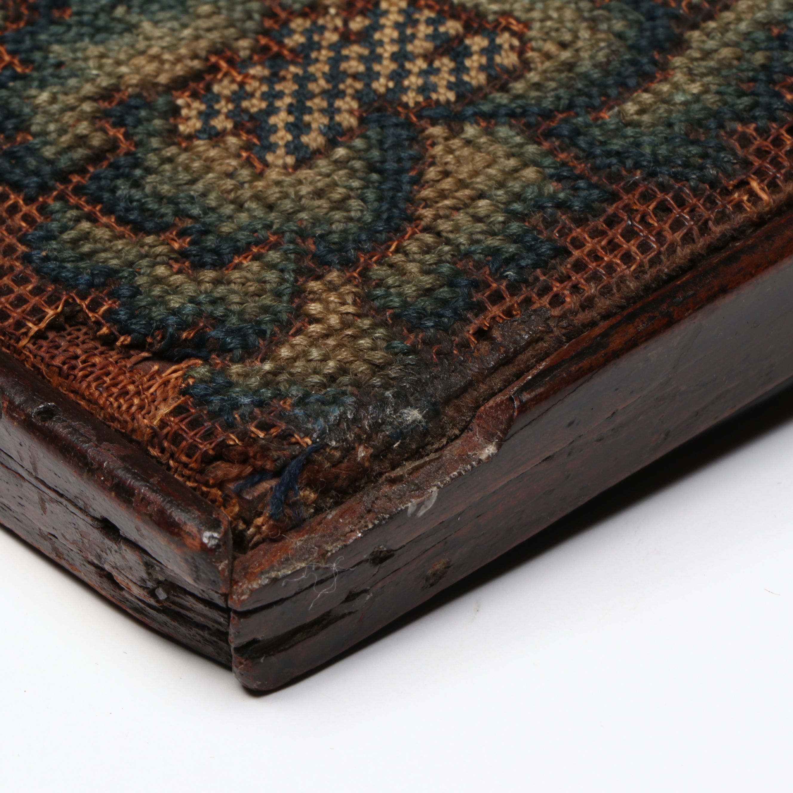 Antique English Needlepoint Firescreen Panel, 18th Century