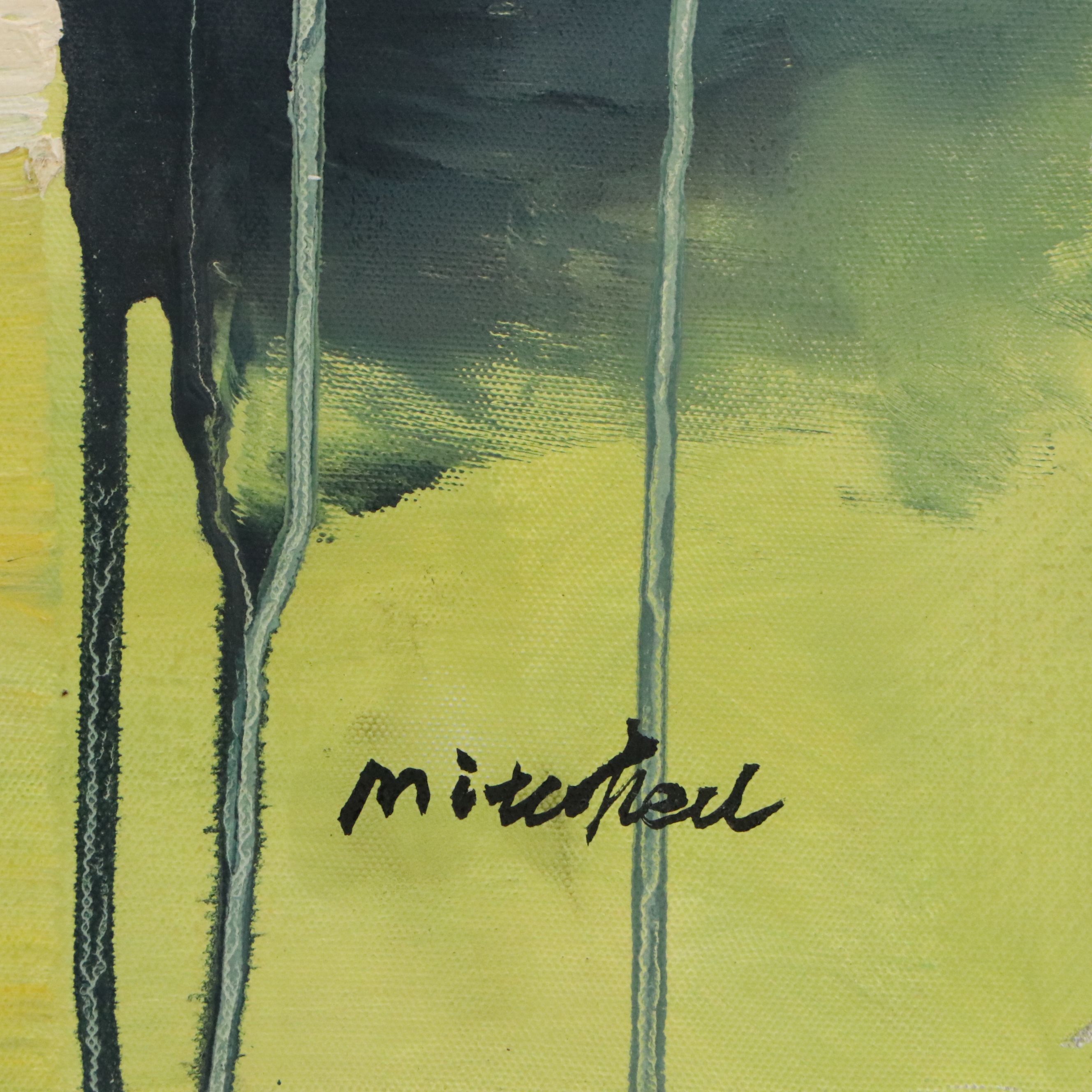 Abstract Expressionist Acrylic Painting, 21st Century