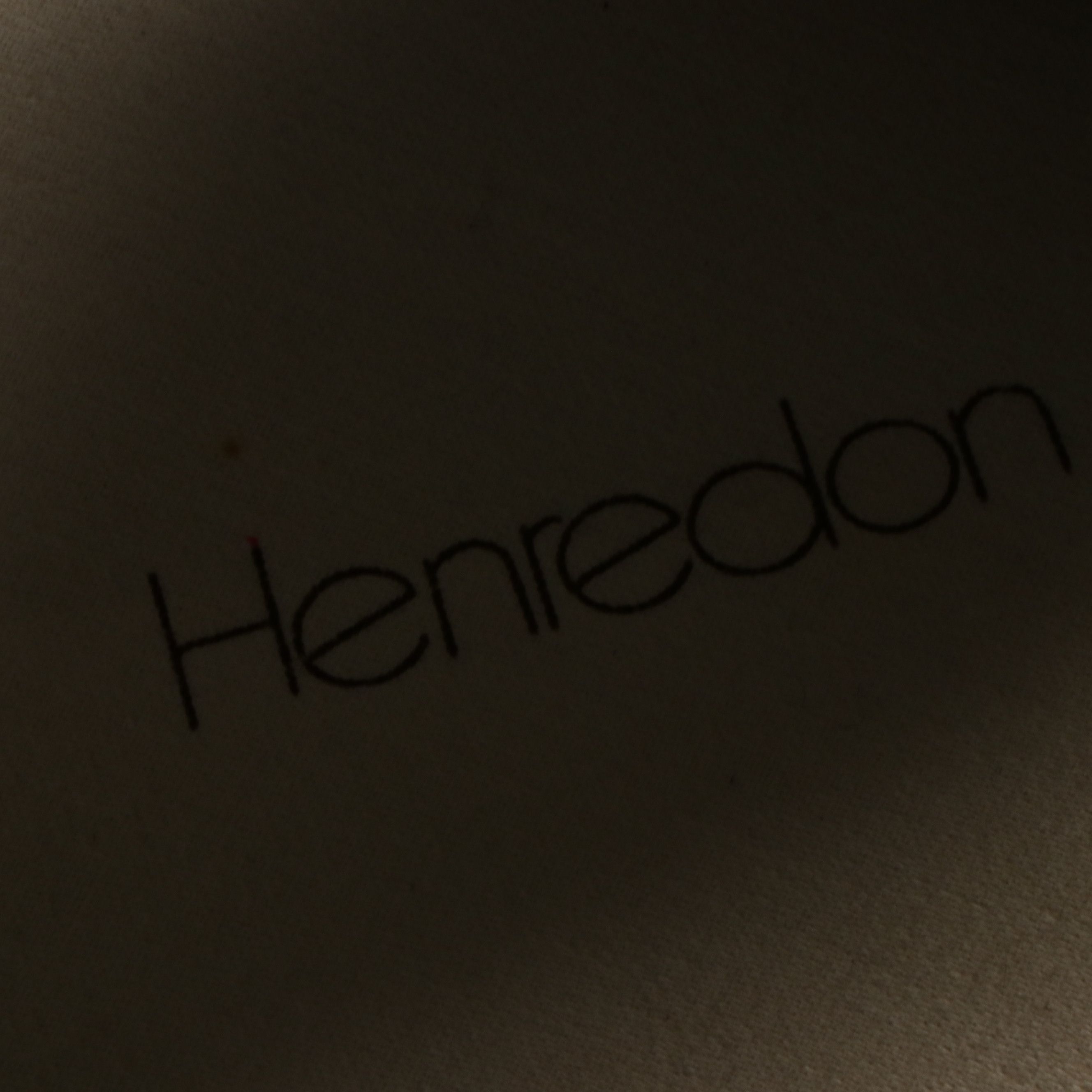 Henredon Flame Stitched Custom Upholstered Camelback Sofa